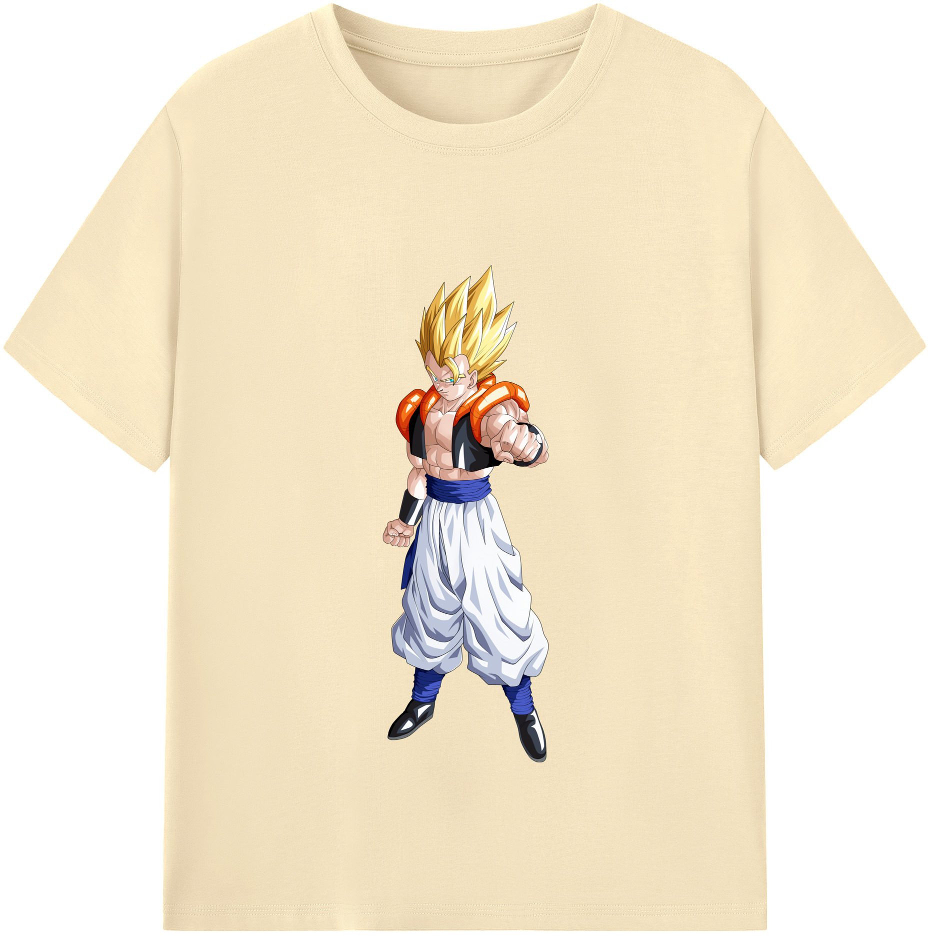 （画像用） ドラゴンボール ベジータ四世（Bejīta Yonsei）DRAGON BALL Vegeta IV 綿100％半袖Tシャツ（フロントプリント）