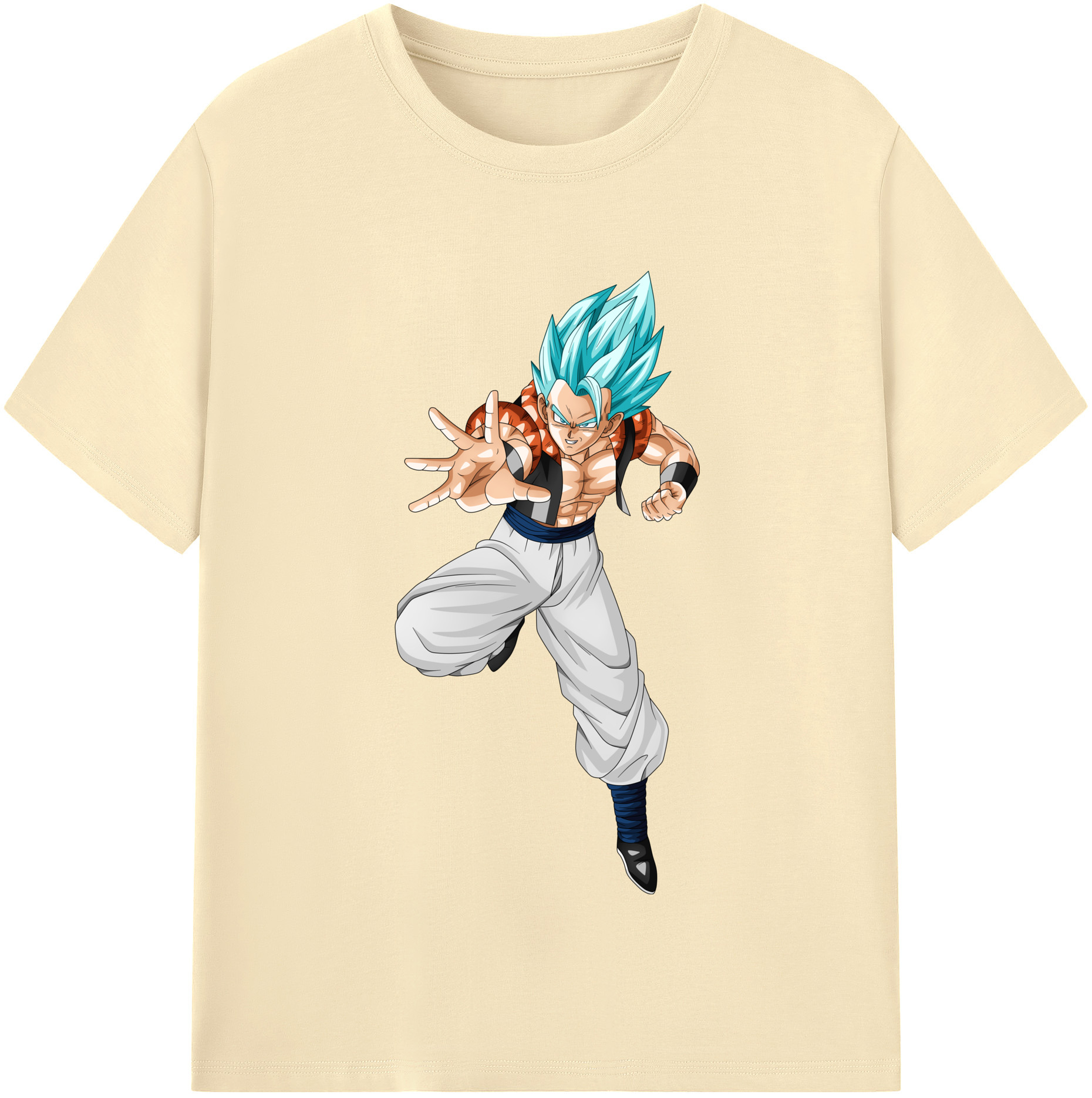 （画像用） ドラゴンボール ベジータ四世（Bejīta Yonsei）DRAGON BALL Vegeta IV 綿100％半袖Tシャツ（フロントプリント）
