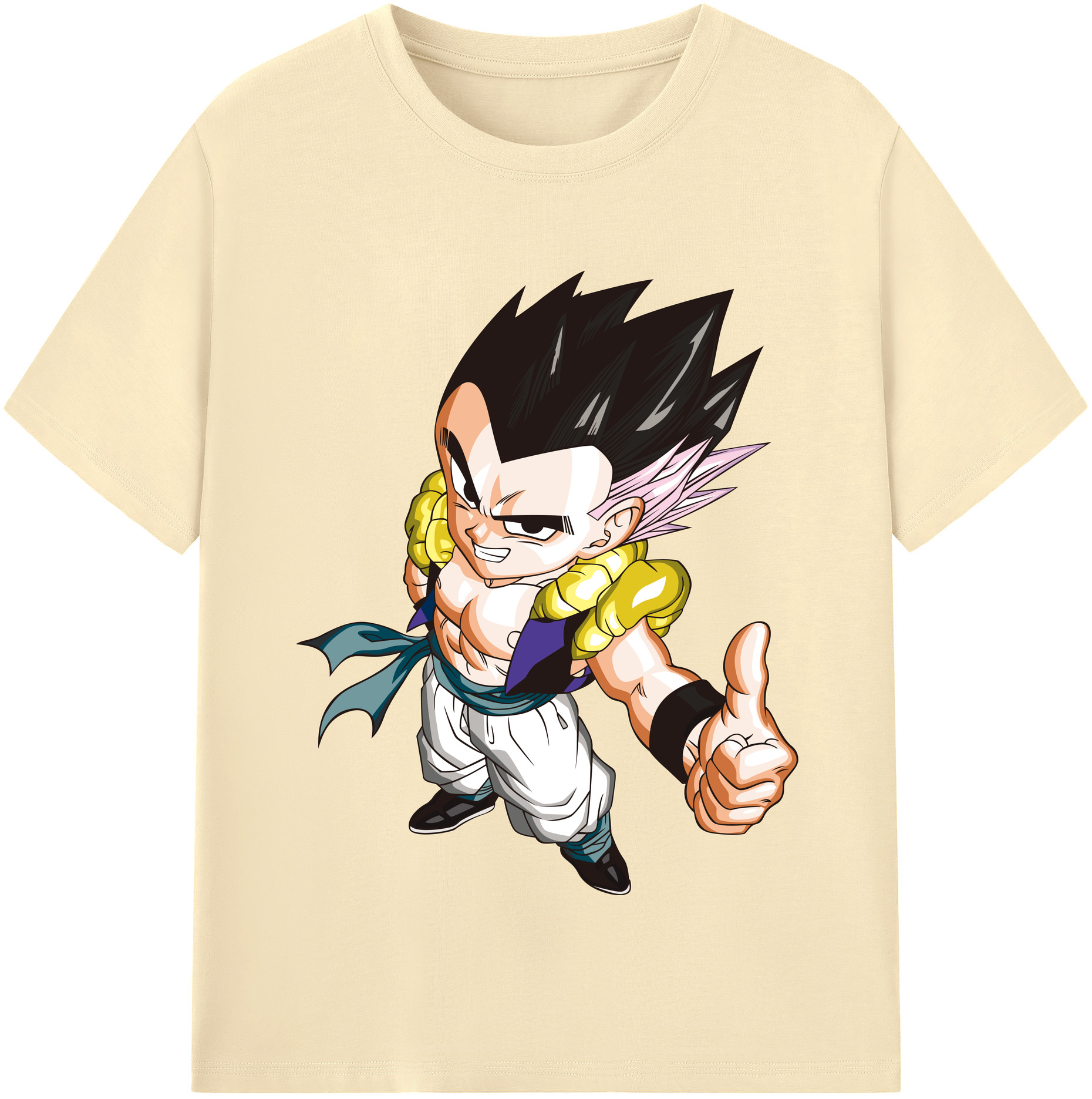 （画像用） ドラゴンボール ベジータ四世（Bejīta Yonsei）DRAGON BALL Vegeta IV 綿100％半袖Tシャツ（フロントプリント）
