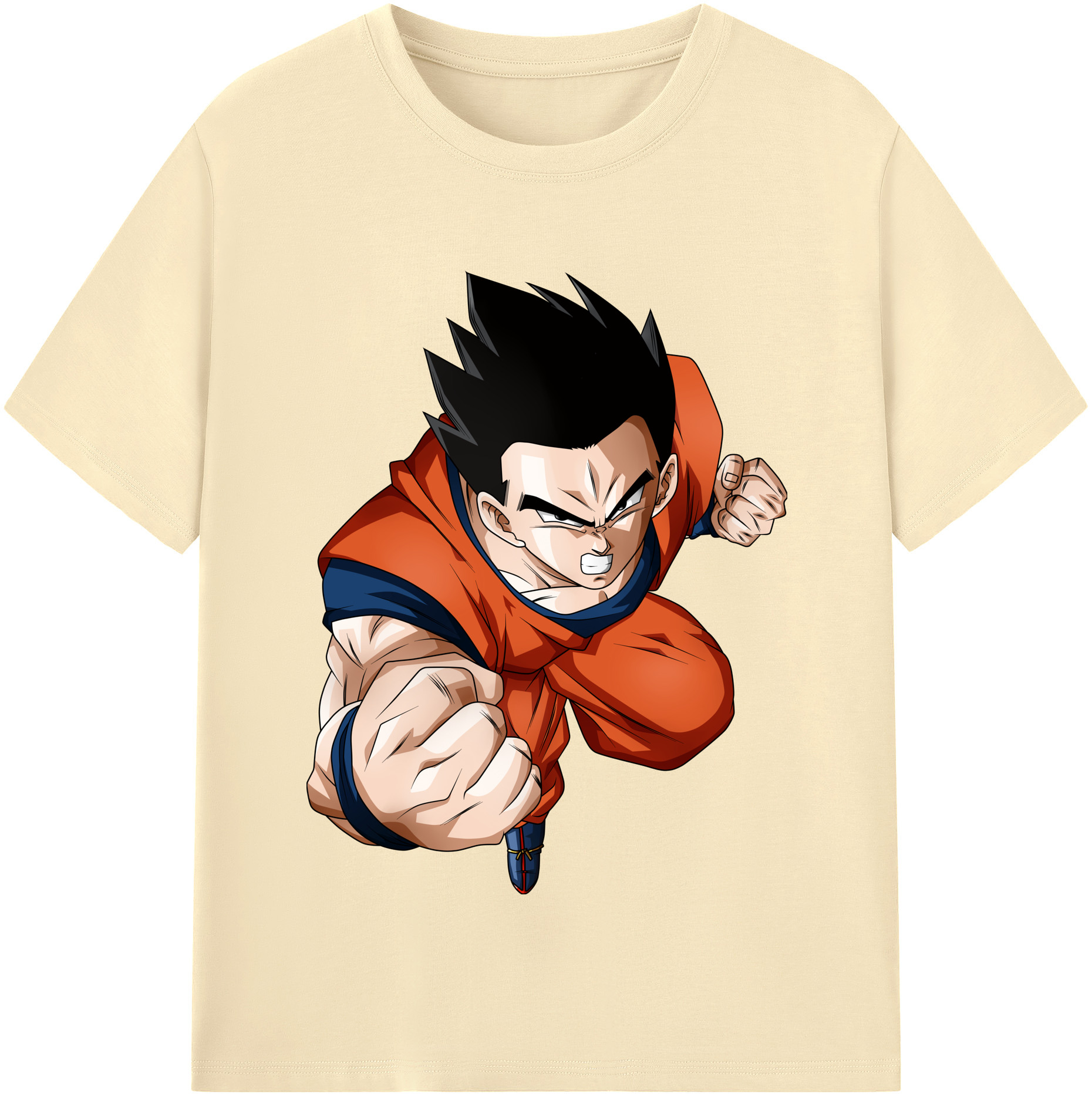 （画像用） ドラゴンボール 孫 悟飯（そんごはん）DRAGON BALL Son Gohan 綿100％半袖Tシャツ（フロントプリント）