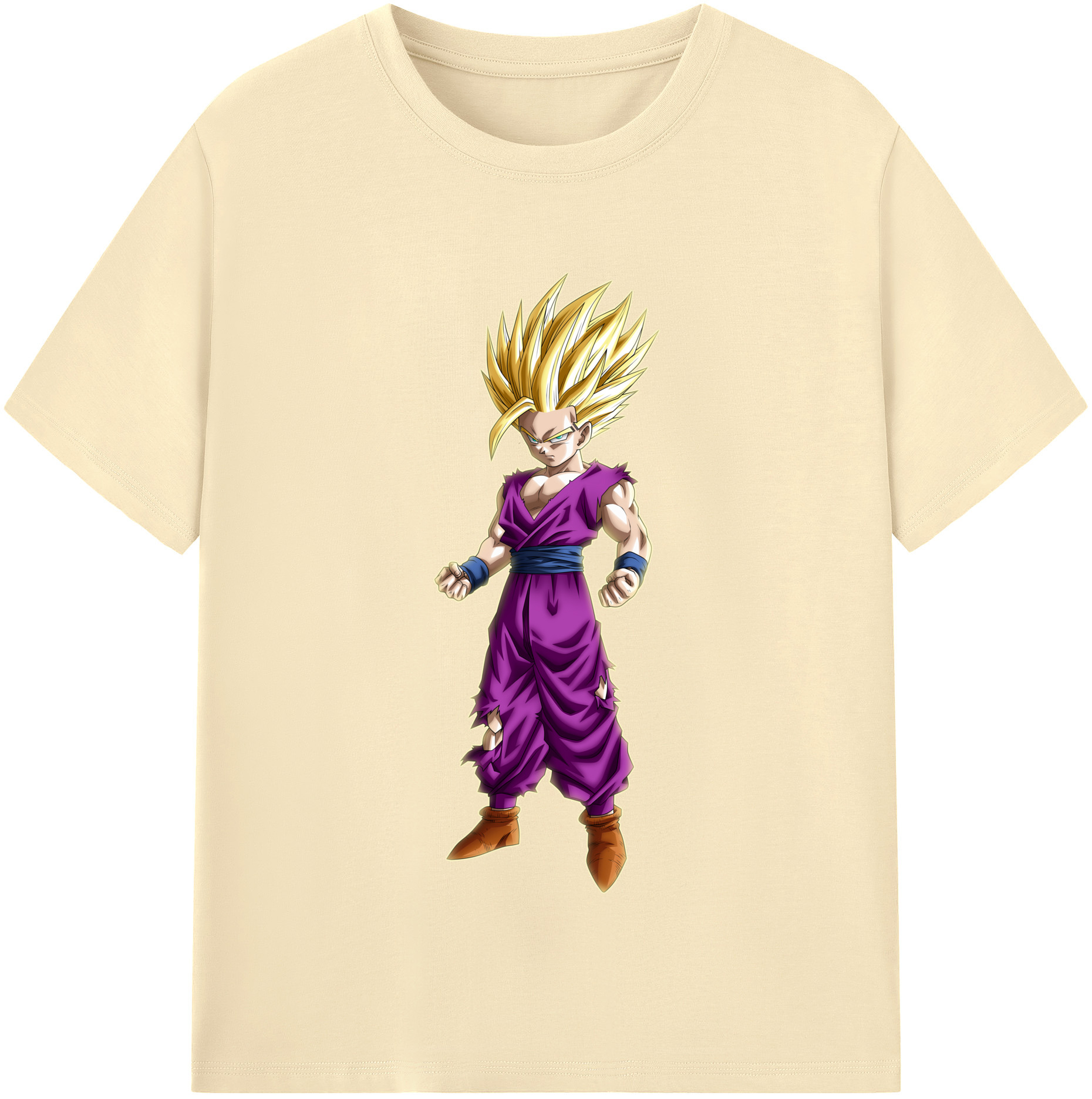 （画像用） ドラゴンボール 孫 悟飯（そんごはん）DRAGON BALL Son Gohan 綿100％半袖Tシャツ（フロントプリント）