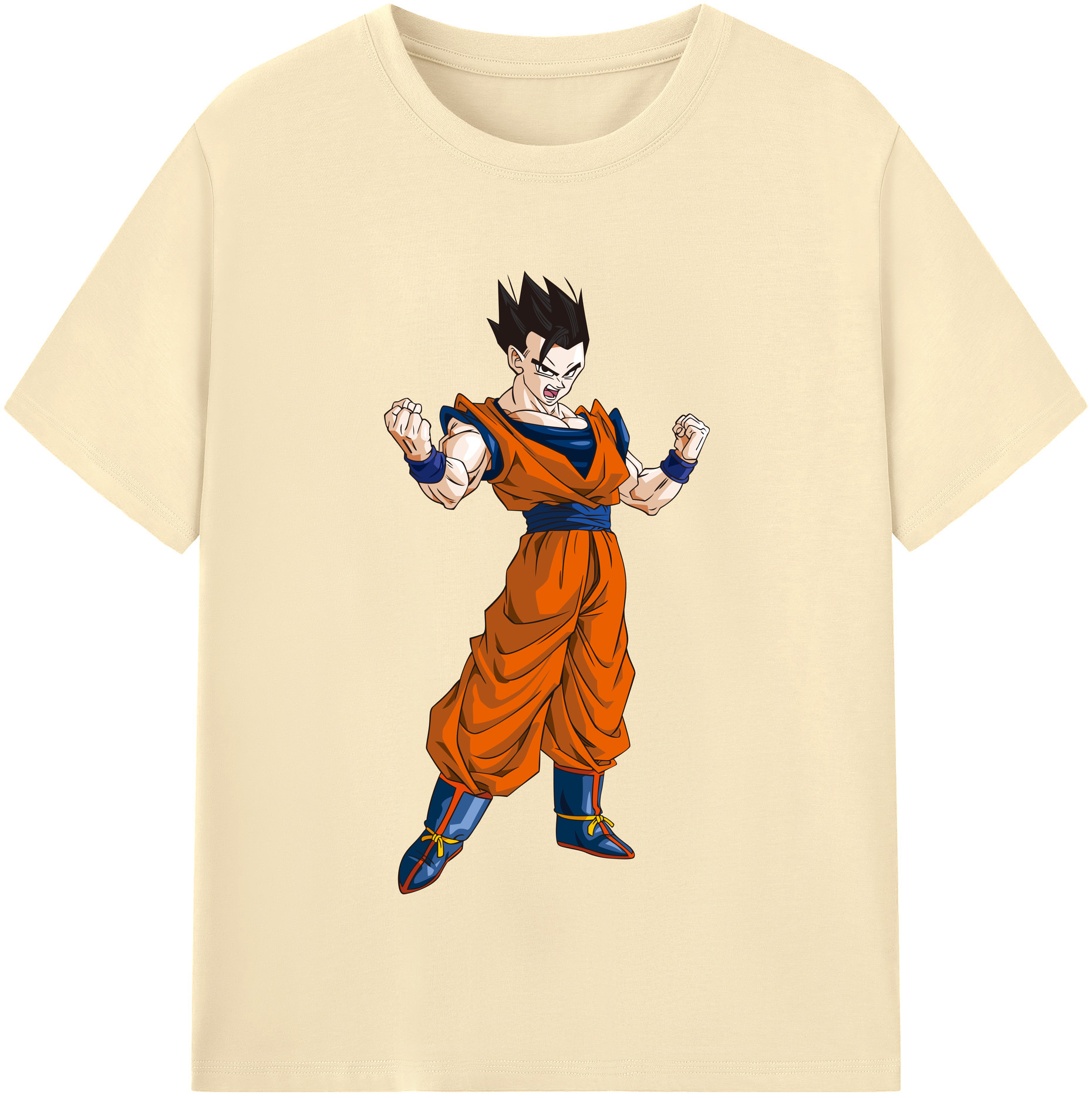（画像用） ドラゴンボール 孫 悟飯（そんごはん）DRAGON BALL Son Gohan 綿100％半袖Tシャツ（フロントプリント）