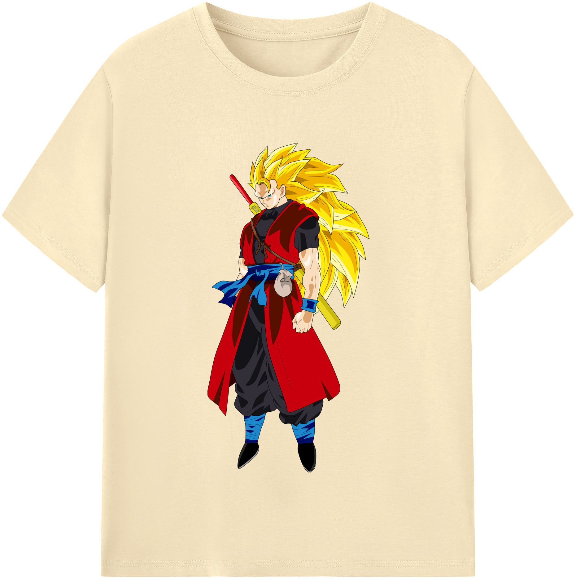 （画像用） ドラゴンボール トランクス（Torankusu）DRAGON BALL Trunks 綿100％半袖Tシャツ（フロントプリント）