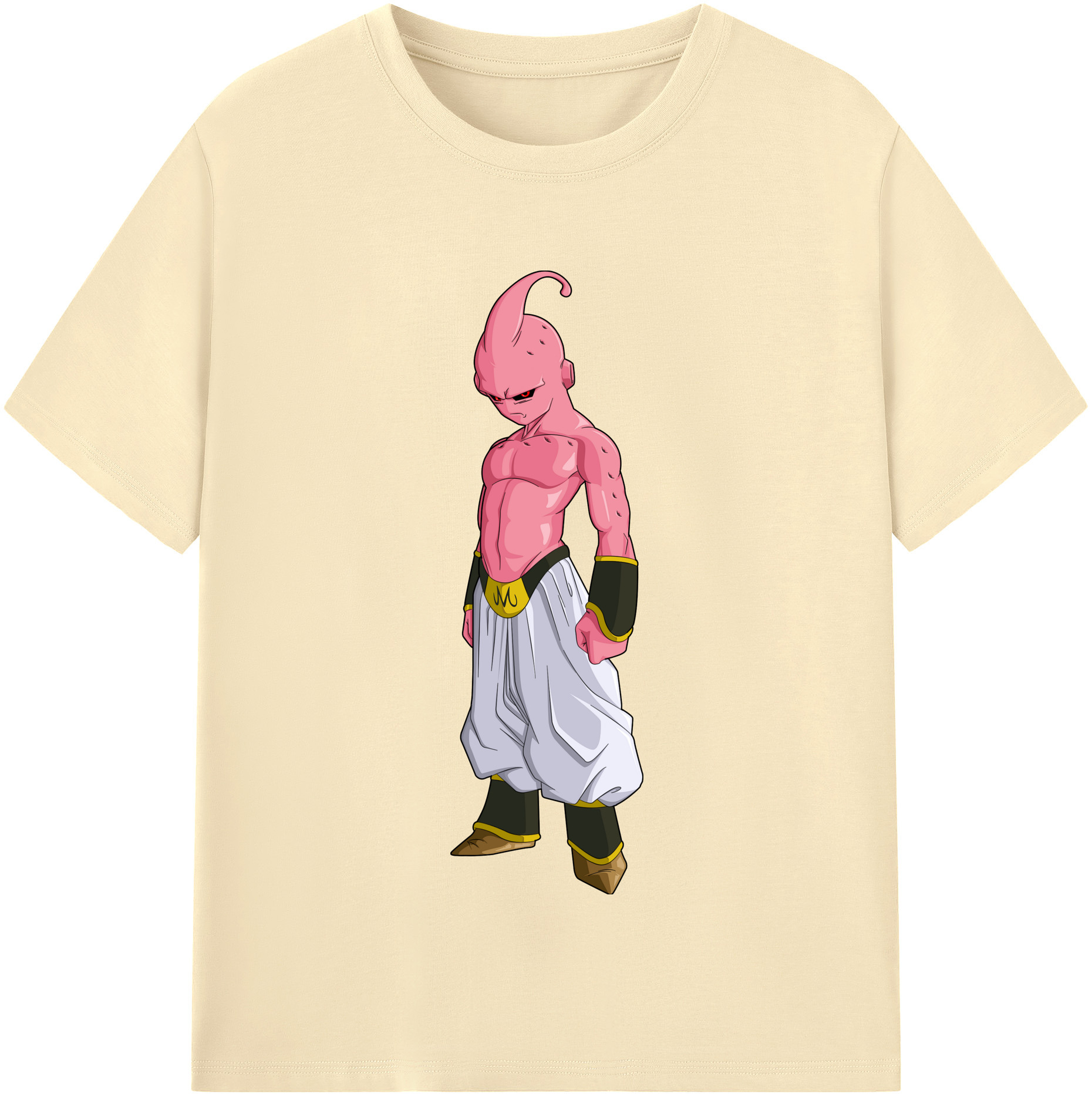 （画像用） ドラゴンボール 魔人ブウ DRAGON BALL Majin Buu 綿100％半袖Tシャツ（フロントプリント）