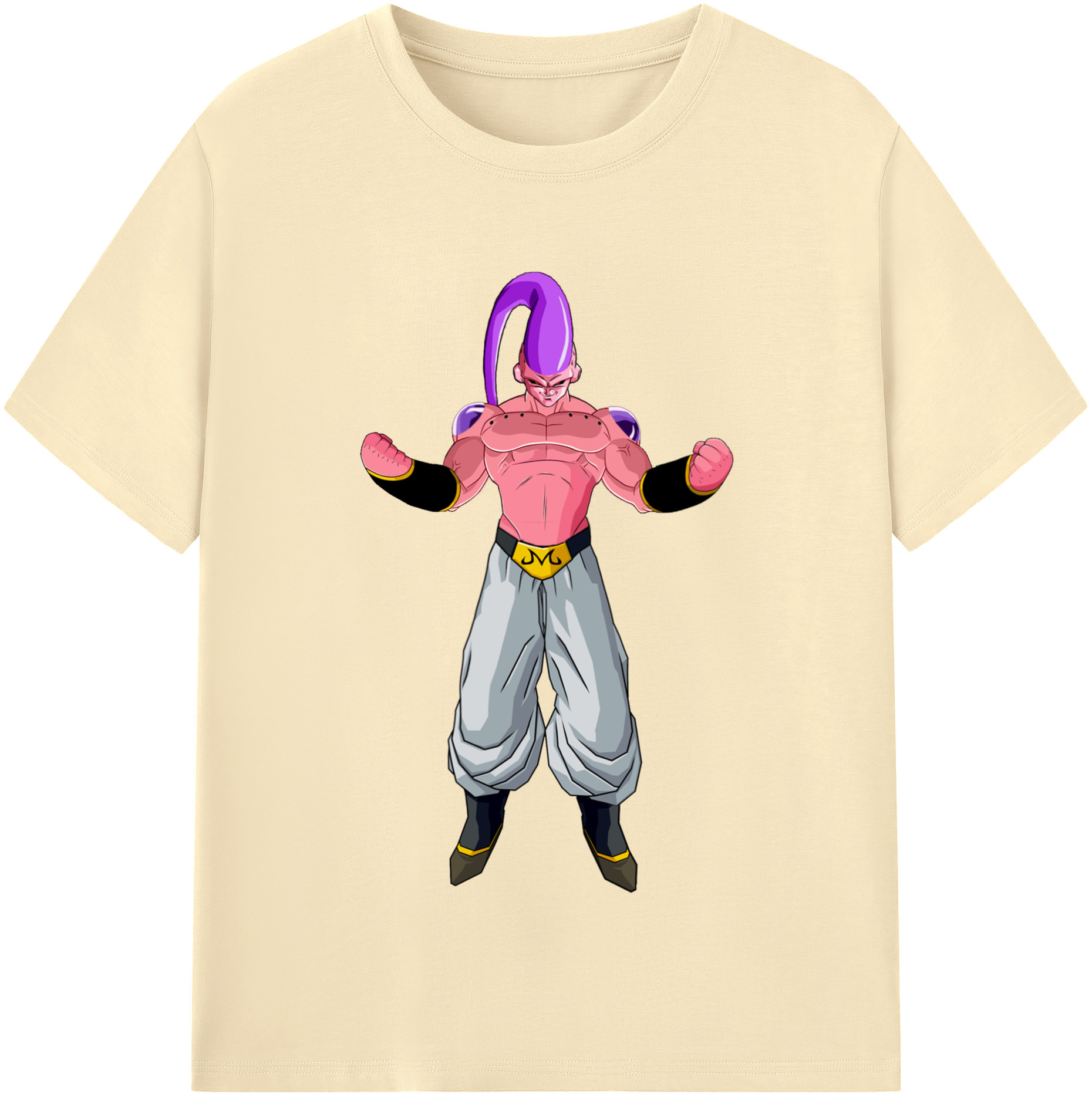 （画像用） ドラゴンボール 魔人ブウ DRAGON BALL Majin Buu 綿100％半袖Tシャツ（フロントプリント）