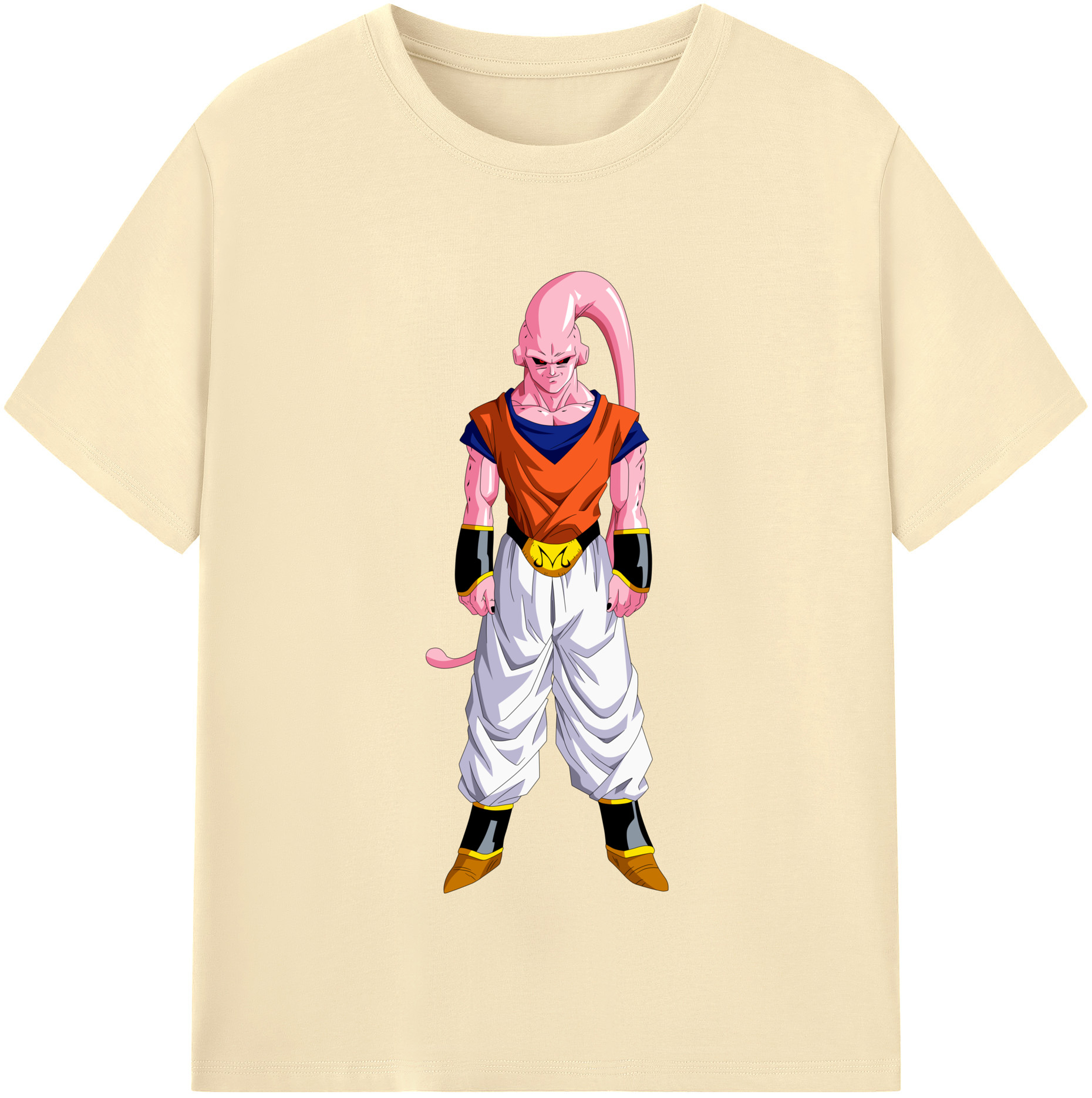 （画像用） ドラゴンボール 魔人ブウ DRAGON BALL Majin Buu 綿100％半袖Tシャツ（フロントプリント）