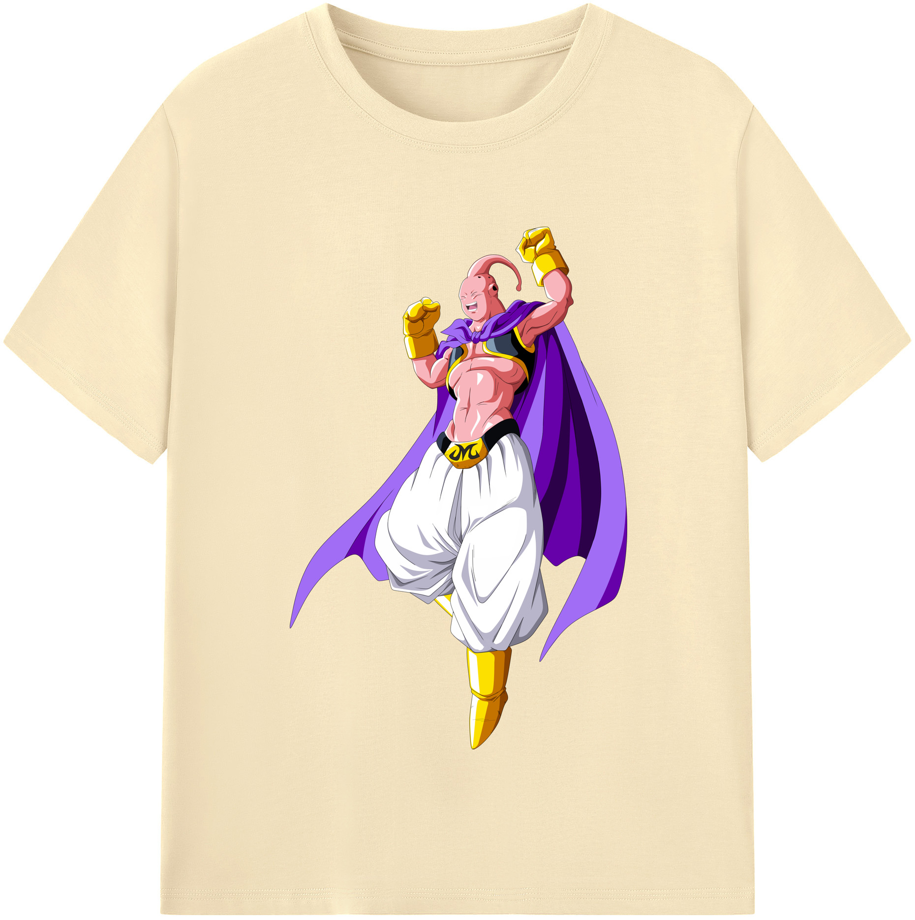 （画像用） ドラゴンボール 魔人ブウ DRAGON BALL Majin Buu 綿100％半袖Tシャツ（フロントプリント）