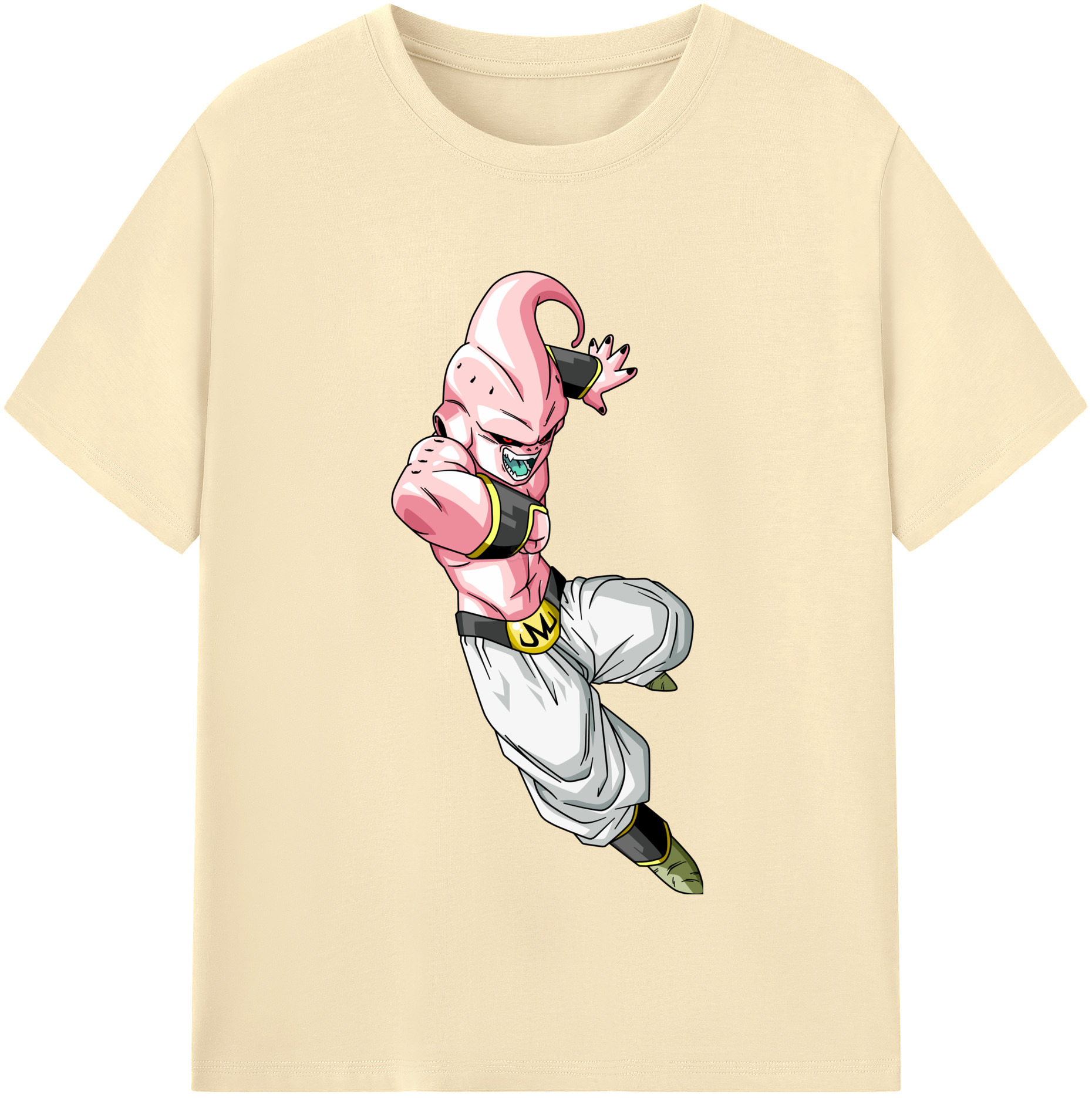 （画像用） ドラゴンボール 魔人ブウ DRAGON BALL Majin Buu 綿100％半袖Tシャツ（フロントプリント）