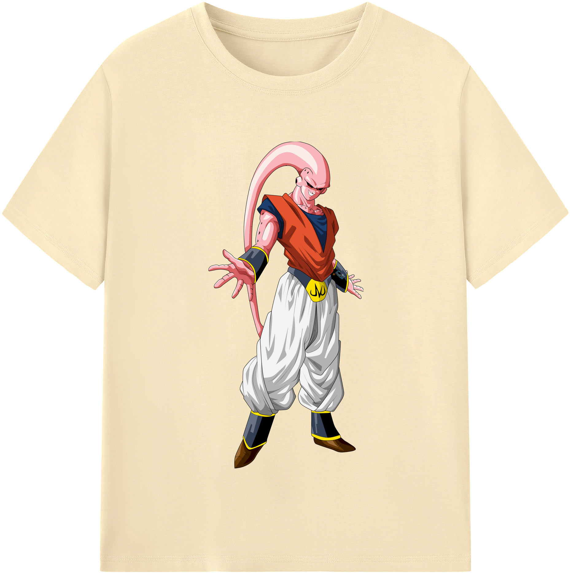 （画像用） ドラゴンボール 魔人ブウ DRAGON BALL Majin Buu 綿100％半袖Tシャツ（フロントプリント）
