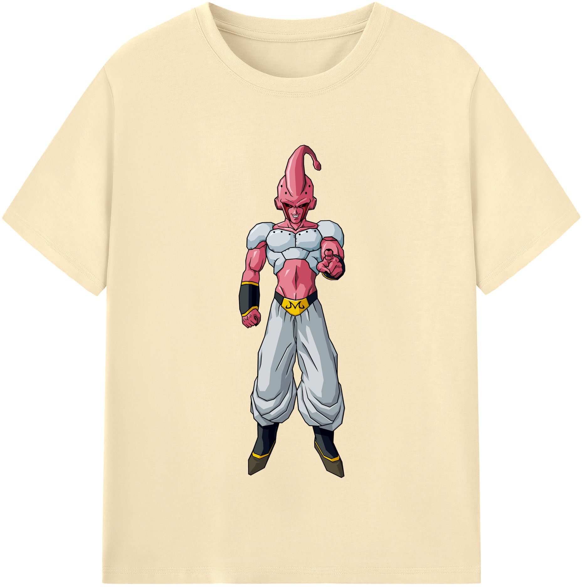 （画像用） ドラゴンボール 魔人ブウ DRAGON BALL Majin Buu 綿100％半袖Tシャツ（フロントプリント）