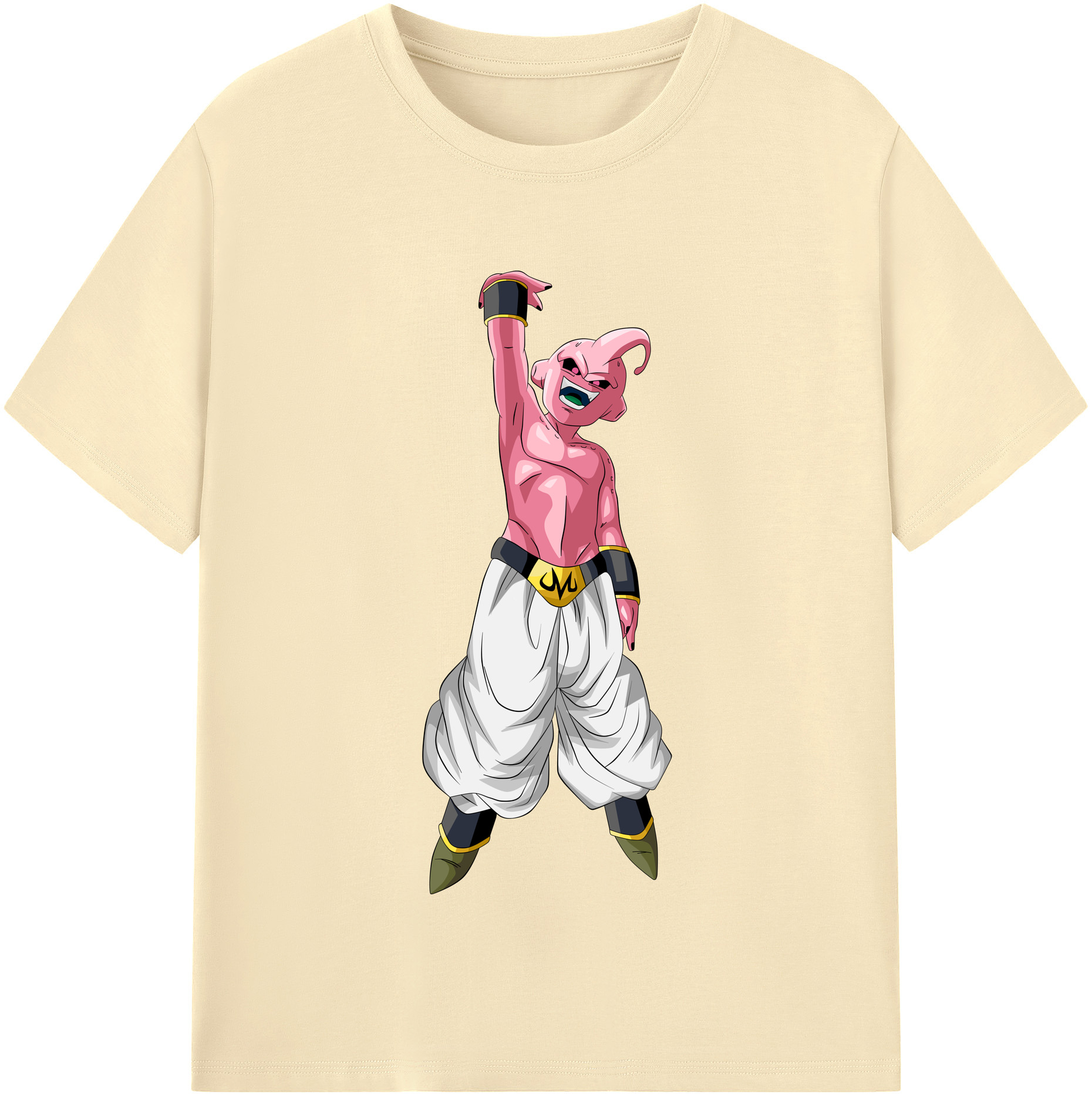 （画像用） ドラゴンボール 魔人ブウ DRAGON BALL Majin Buu 綿100％半袖Tシャツ（フロントプリント）