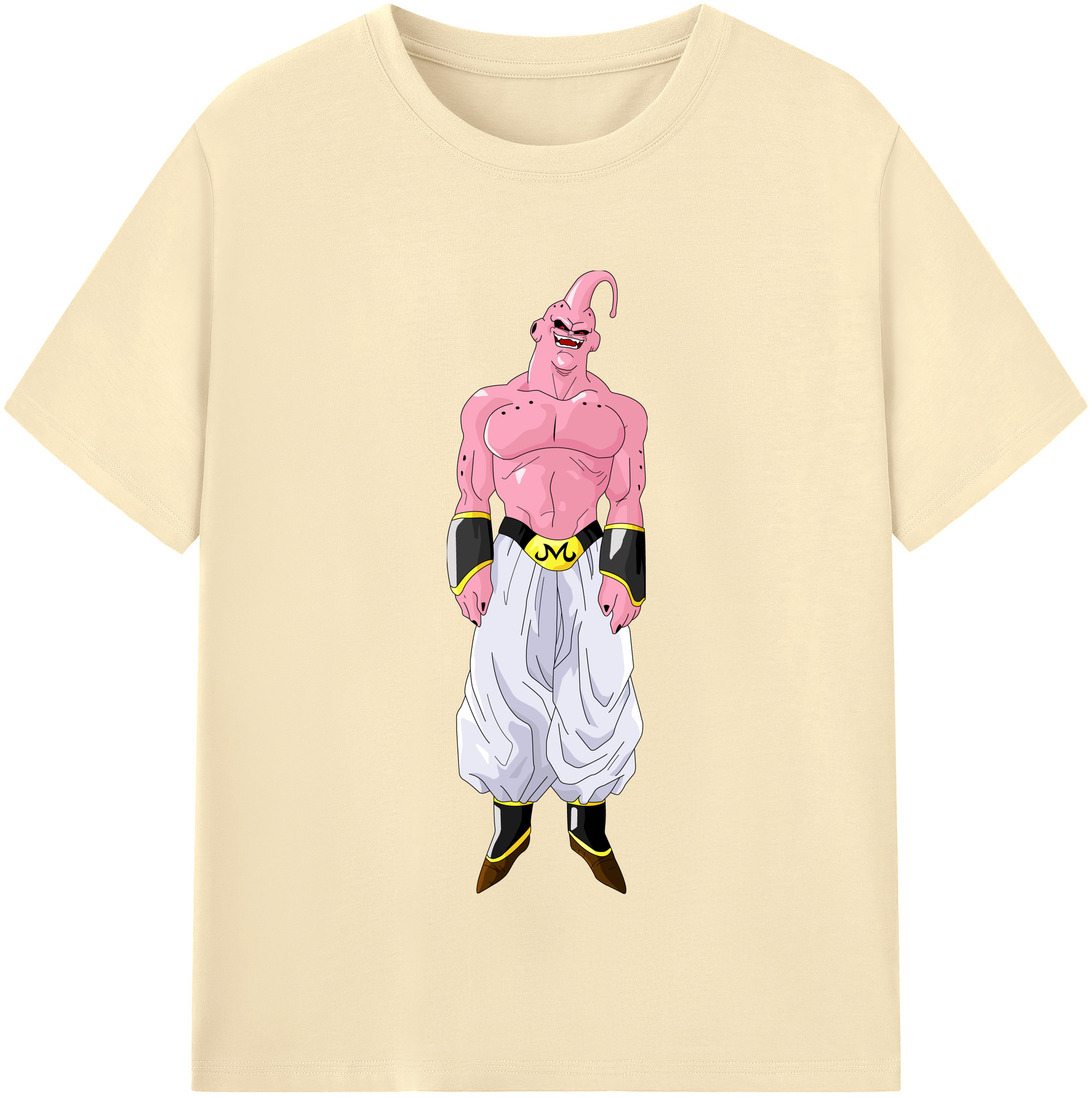 （画像用） ドラゴンボール 魔人ブウ DRAGON BALL Majin Buu 綿100％半袖Tシャツ（フロントプリント）