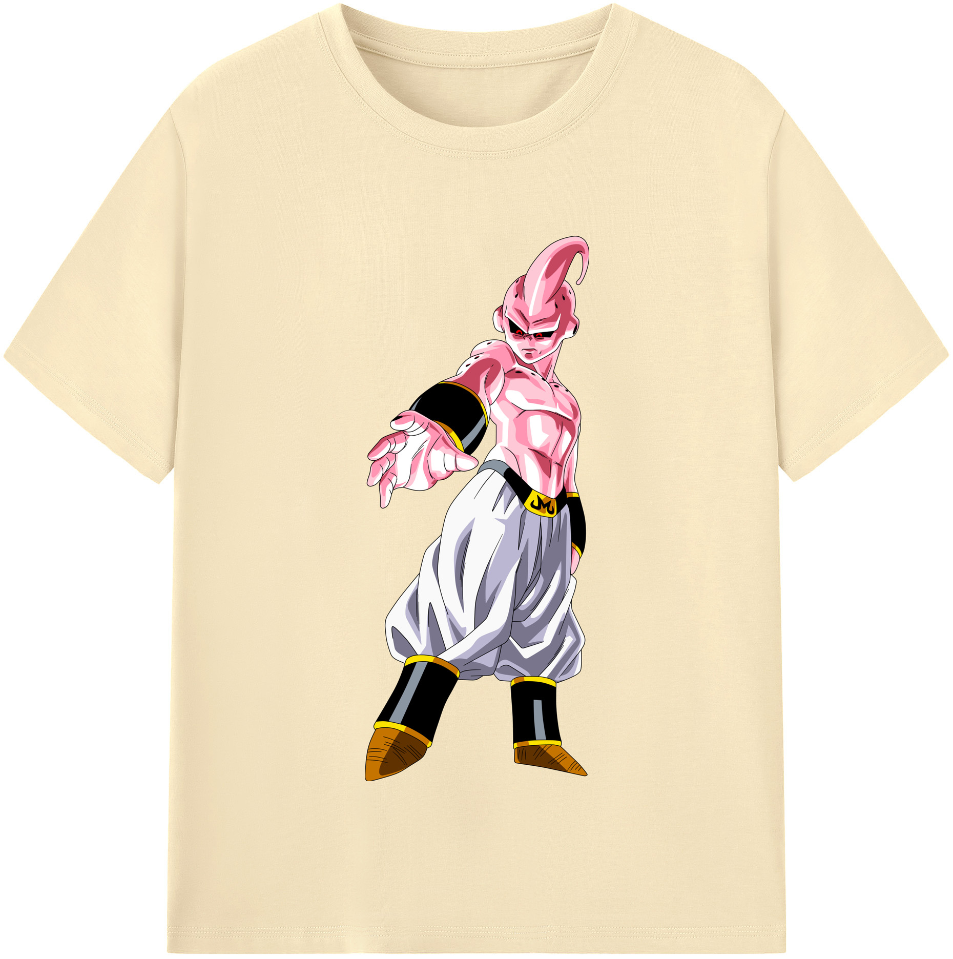 （画像用） ドラゴンボール 魔人ブウ DRAGON BALL Majin Buu 綿100％半袖Tシャツ（フロントプリント）