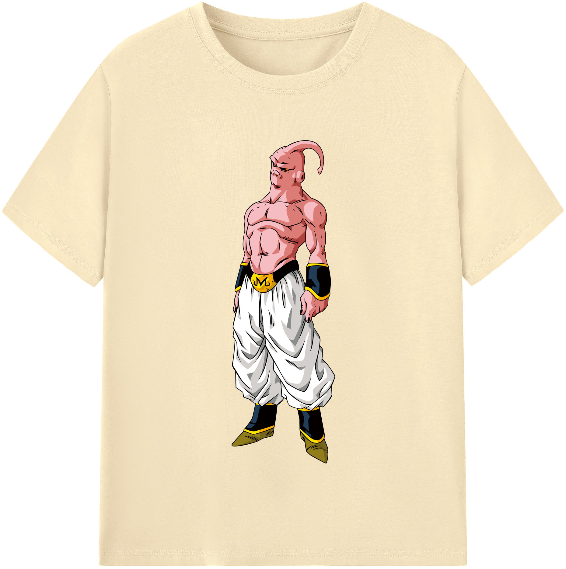 （画像用） ドラゴンボール 魔人ブウ DRAGON BALL Majin Buu 綿100％半袖Tシャツ（フロントプリント）