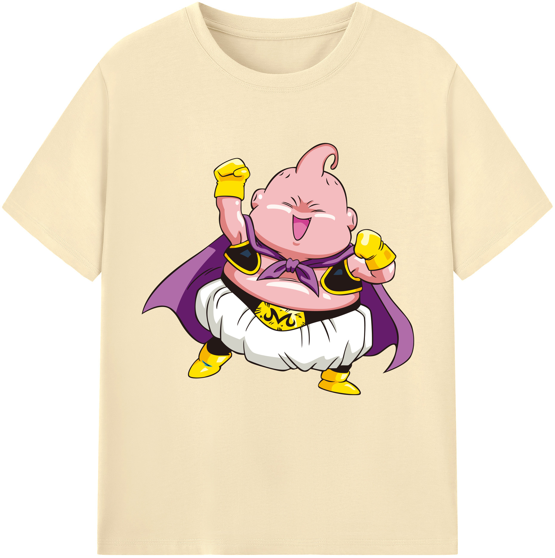 （画像用） ドラゴンボール 魔人ブウ DRAGON BALL Majin Buu 綿100％半袖Tシャツ（フロントプリント）
