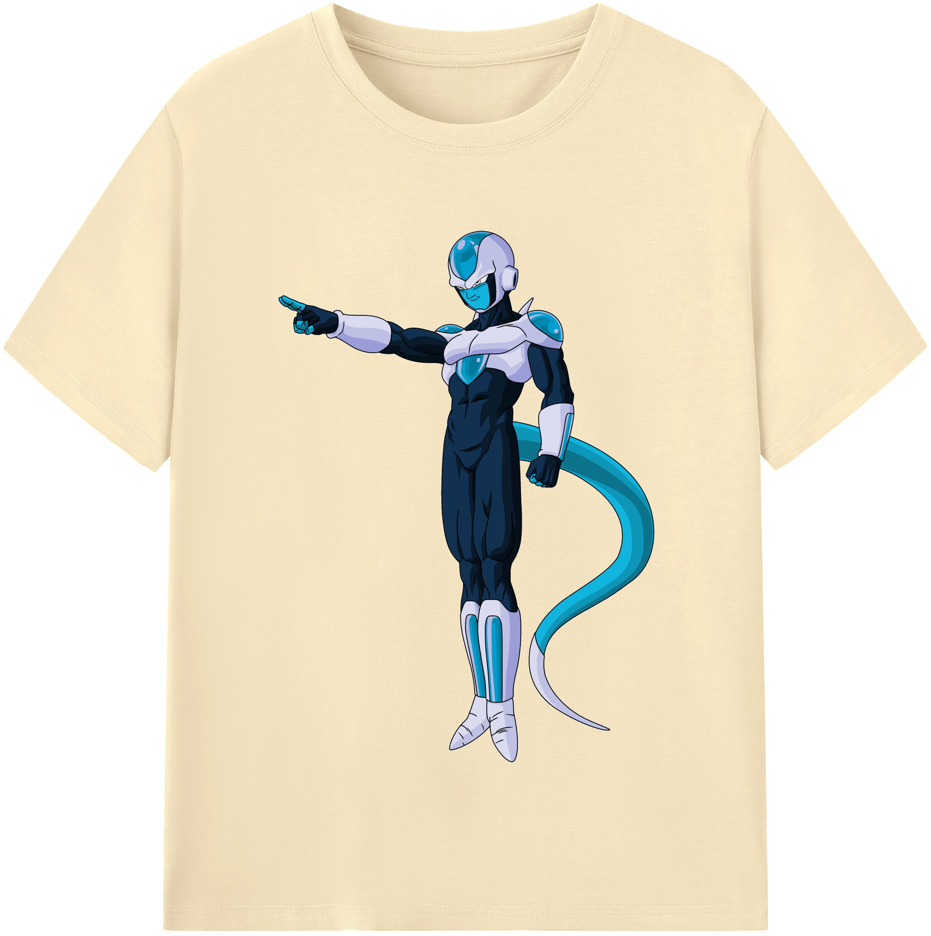 （画像用） ドラゴンボール フリーザ DRAGON BALL Frieza 綿100％半袖Tシャツ（フロントプリント）