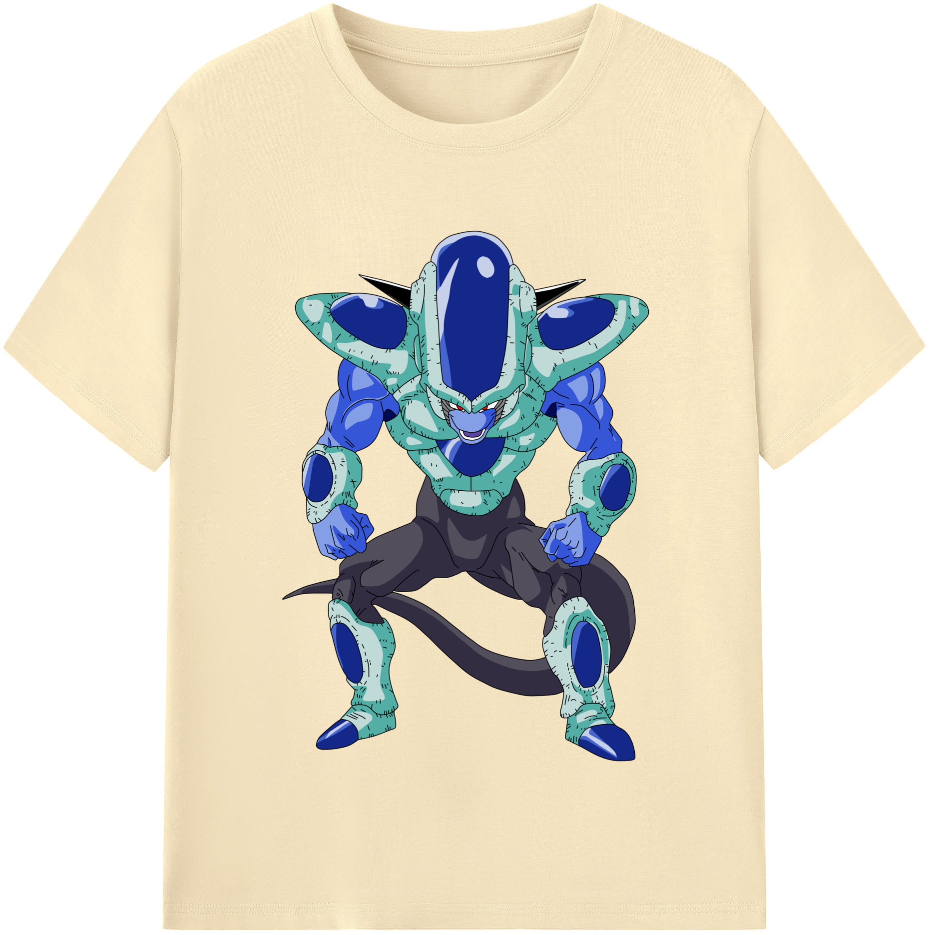 （画像用） ドラゴンボール フリーザ DRAGON BALL Frieza 綿100％半袖Tシャツ（フロントプリント）