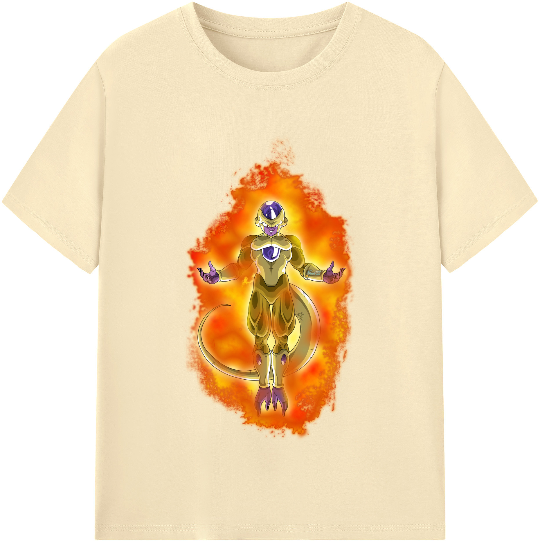 （画像用） ドラゴンボール フリーザ DRAGON BALL Frieza 綿100％半袖Tシャツ（フロントプリント）