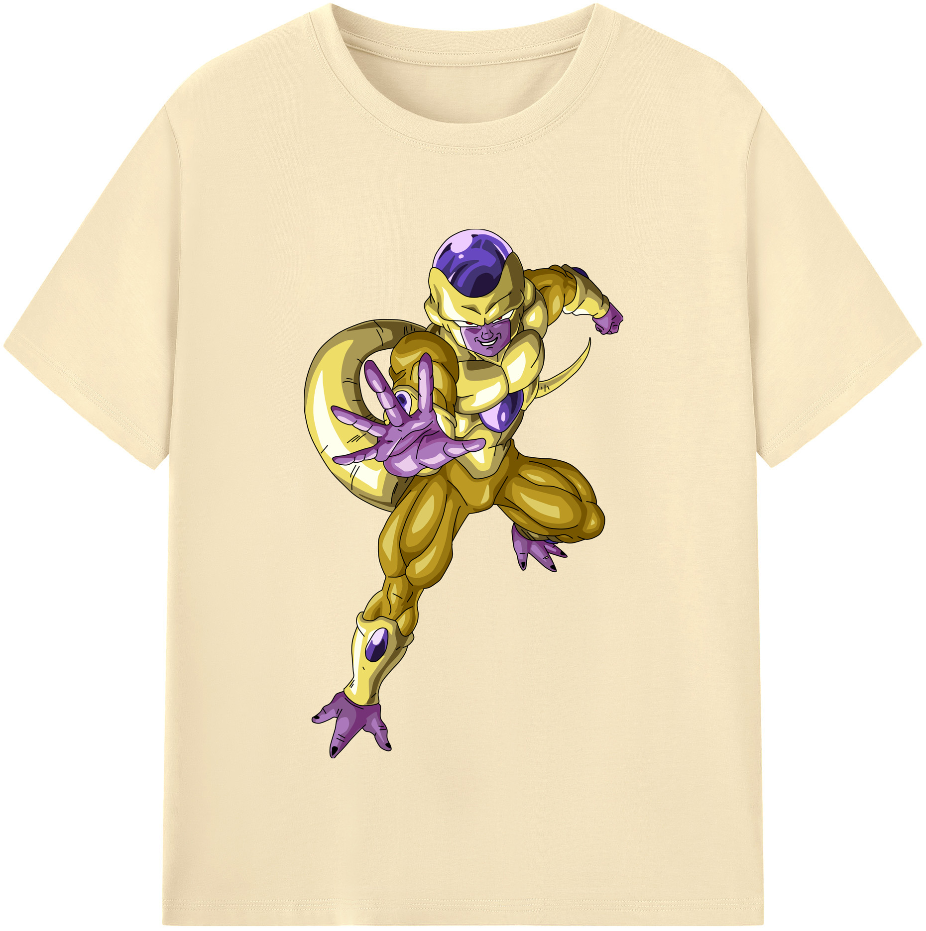 （画像用） ドラゴンボール フリーザ DRAGON BALL Frieza 綿100％半袖Tシャツ（フロントプリント）