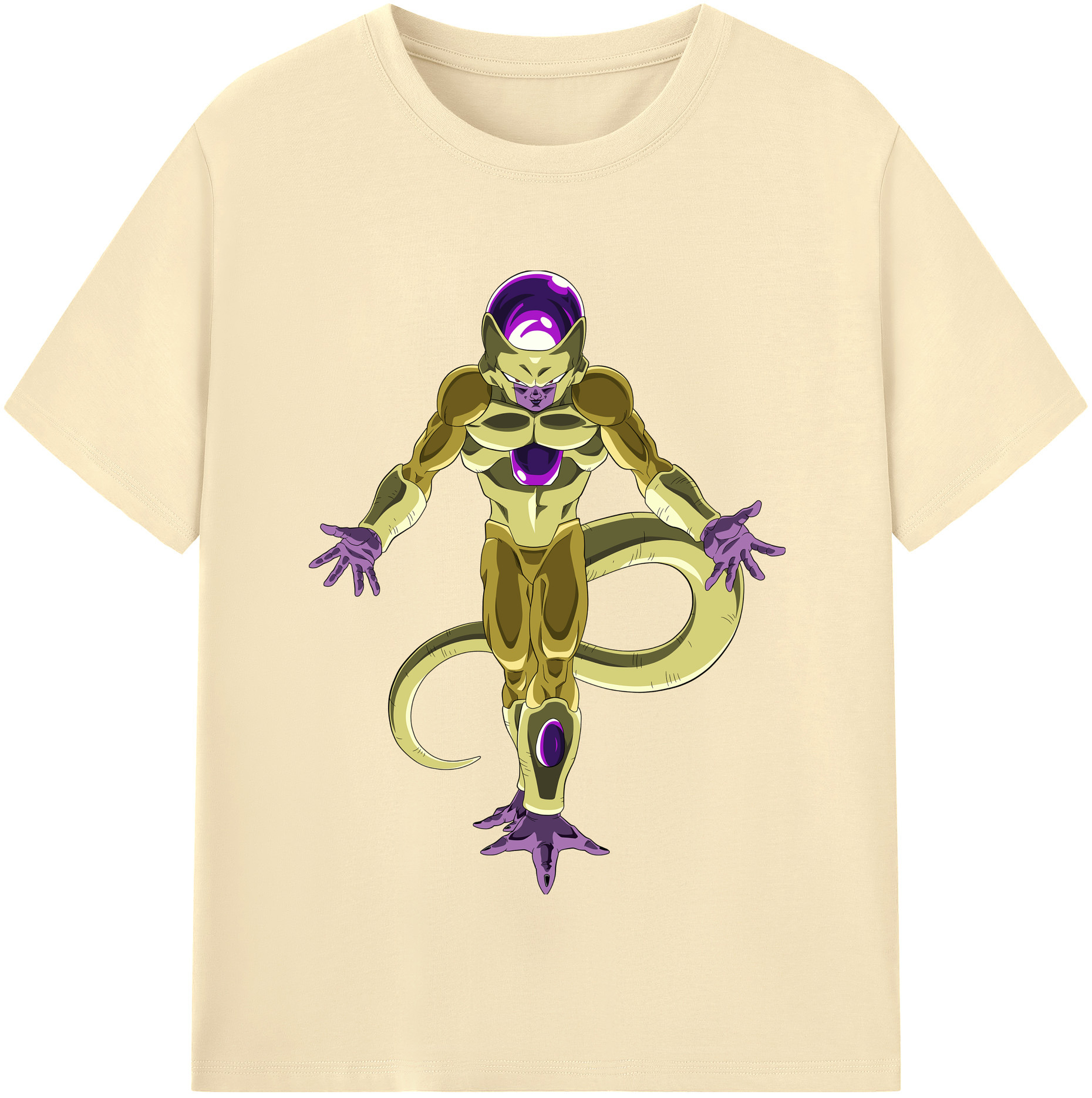 （画像用） ドラゴンボール フリーザ DRAGON BALL Frieza 綿100％半袖Tシャツ（フロントプリント）