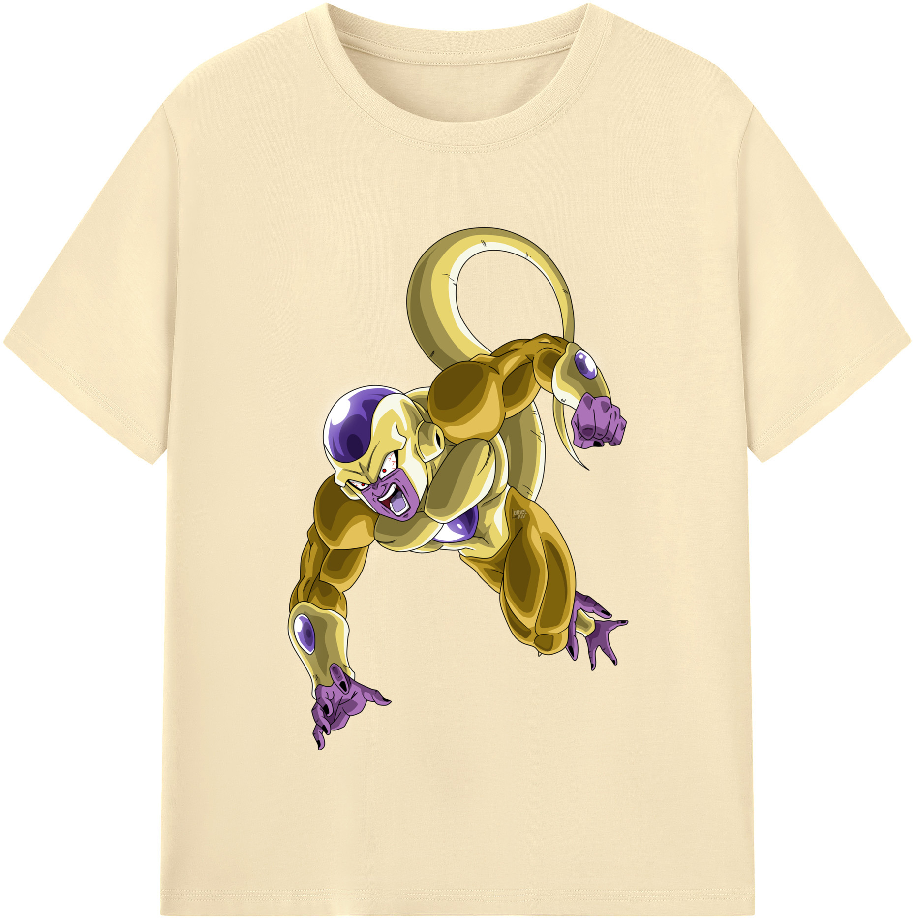 （画像用） ドラゴンボール フリーザ DRAGON BALL Frieza 綿100％半袖Tシャツ（フロントプリント）