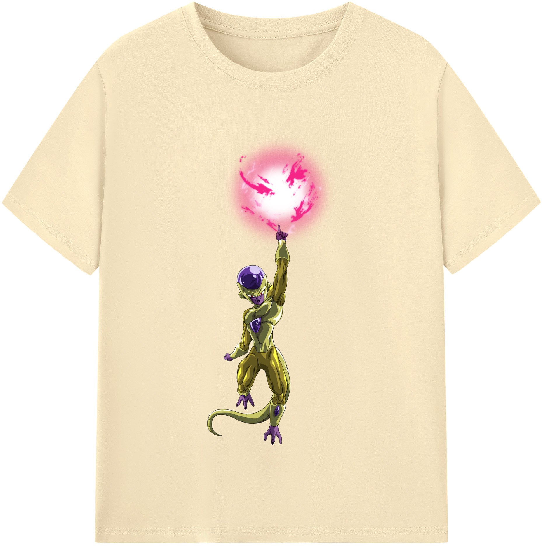 （画像用） ドラゴンボール フリーザ DRAGON BALL Frieza 綿100％半袖Tシャツ（フロントプリント）