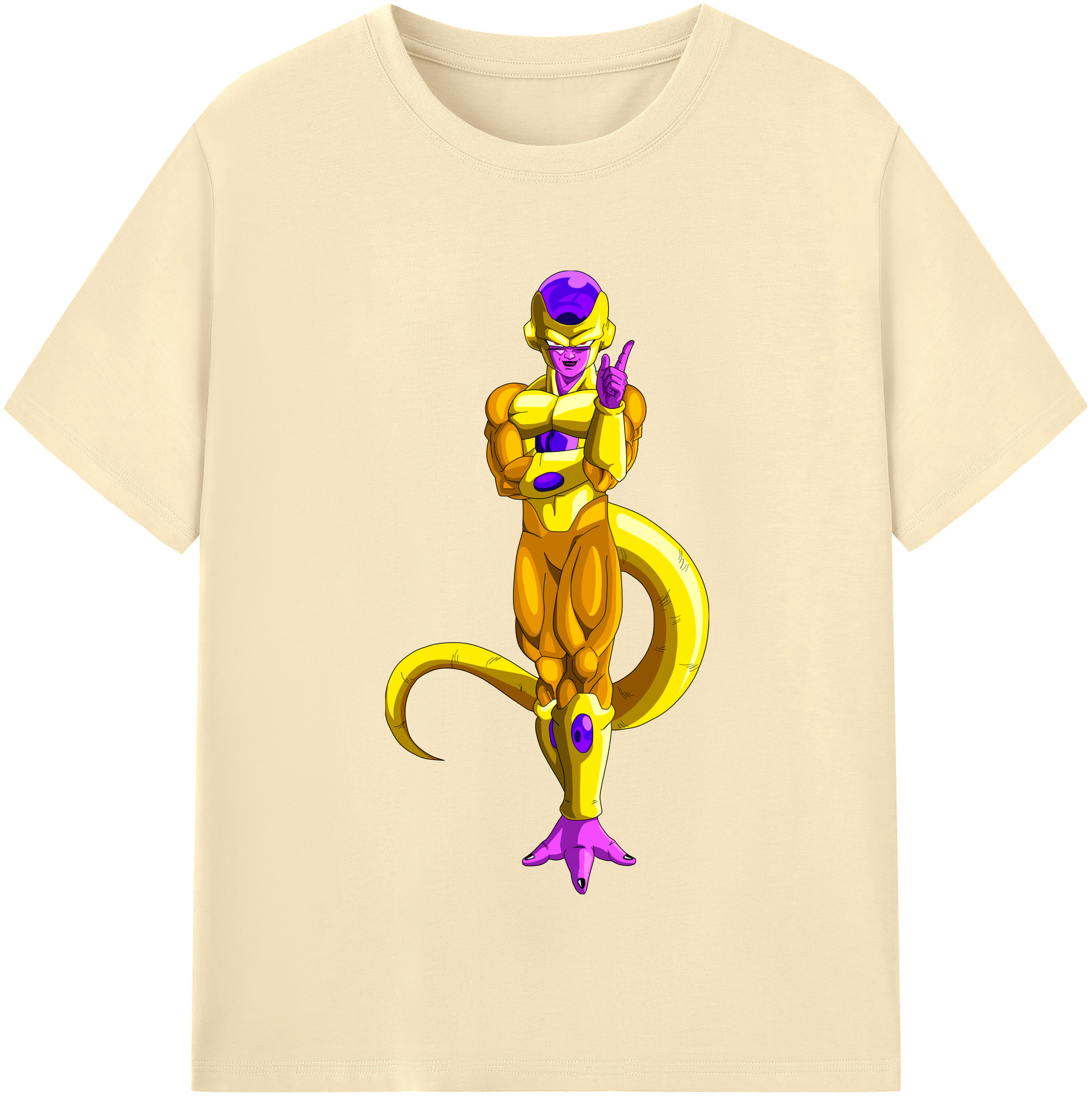 （画像用） ドラゴンボール フリーザ DRAGON BALL Frieza 綿100％半袖Tシャツ（フロントプリント）
