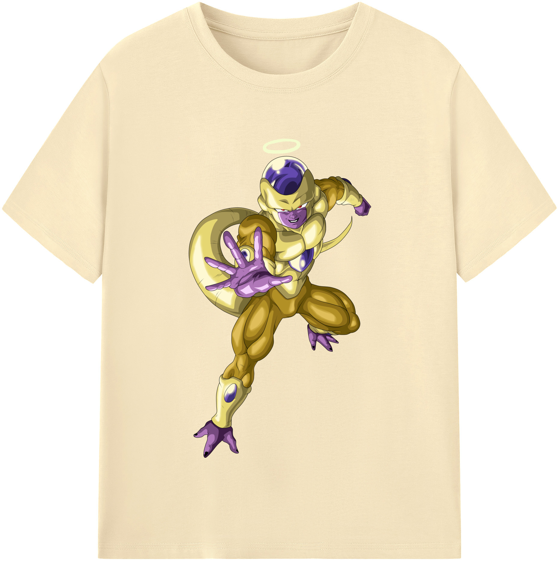 （画像用） ドラゴンボール フリーザ DRAGON BALL Frieza 綿100％半袖Tシャツ（フロントプリント）