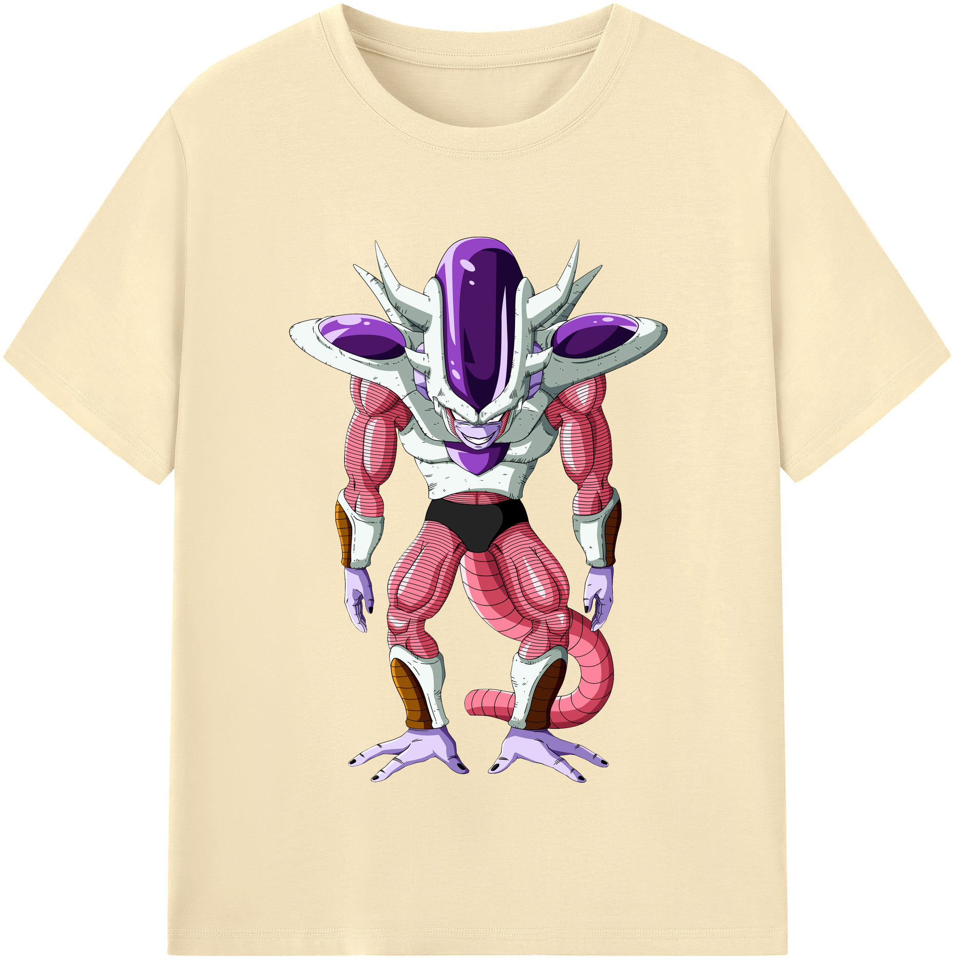 （画像用） ドラゴンボール フリーザ DRAGON BALL Frieza 綿100％半袖Tシャツ（フロントプリント）