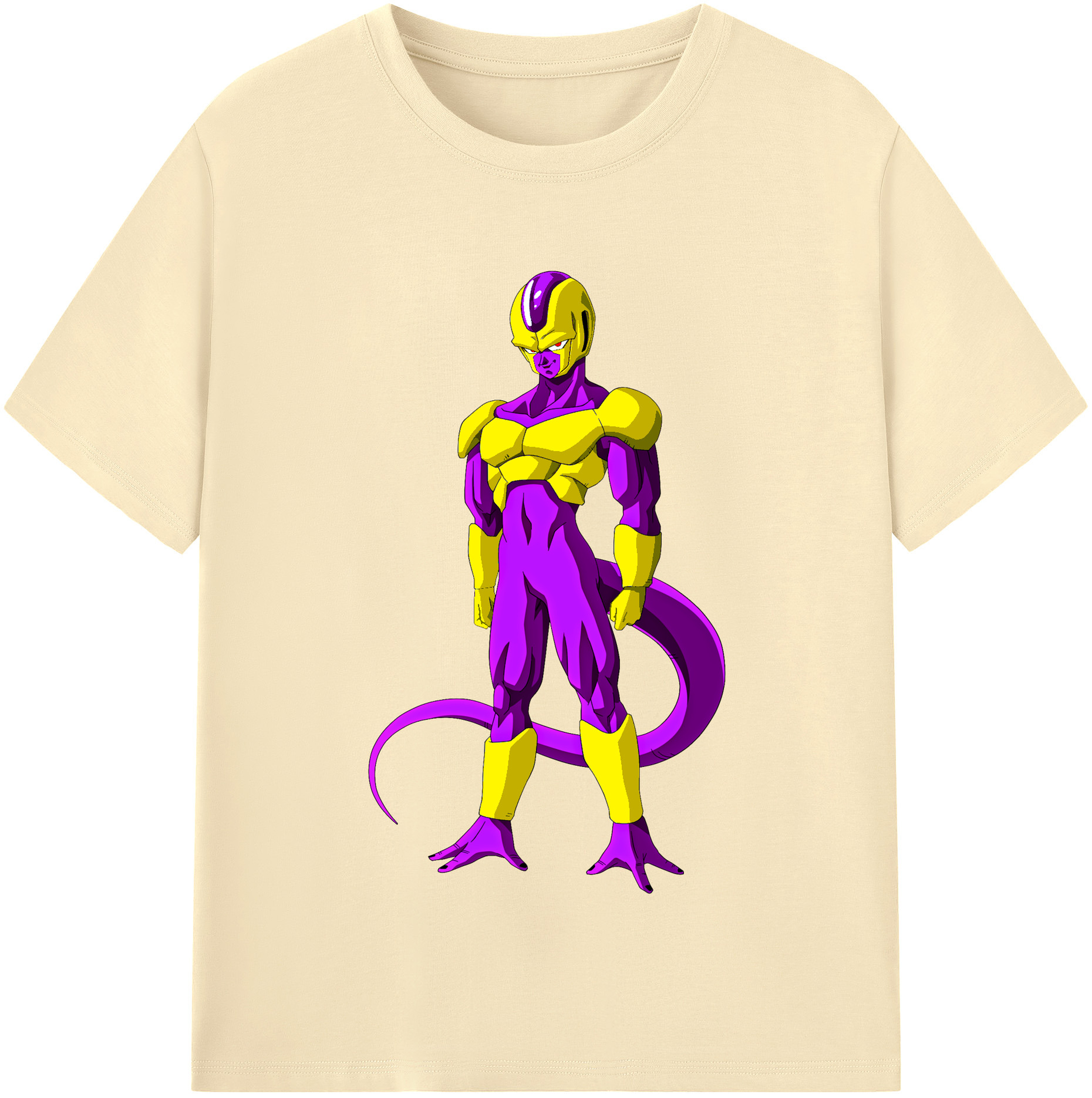 （画像用） ドラゴンボール フリーザ DRAGON BALL Frieza 綿100％半袖Tシャツ（フロントプリント）