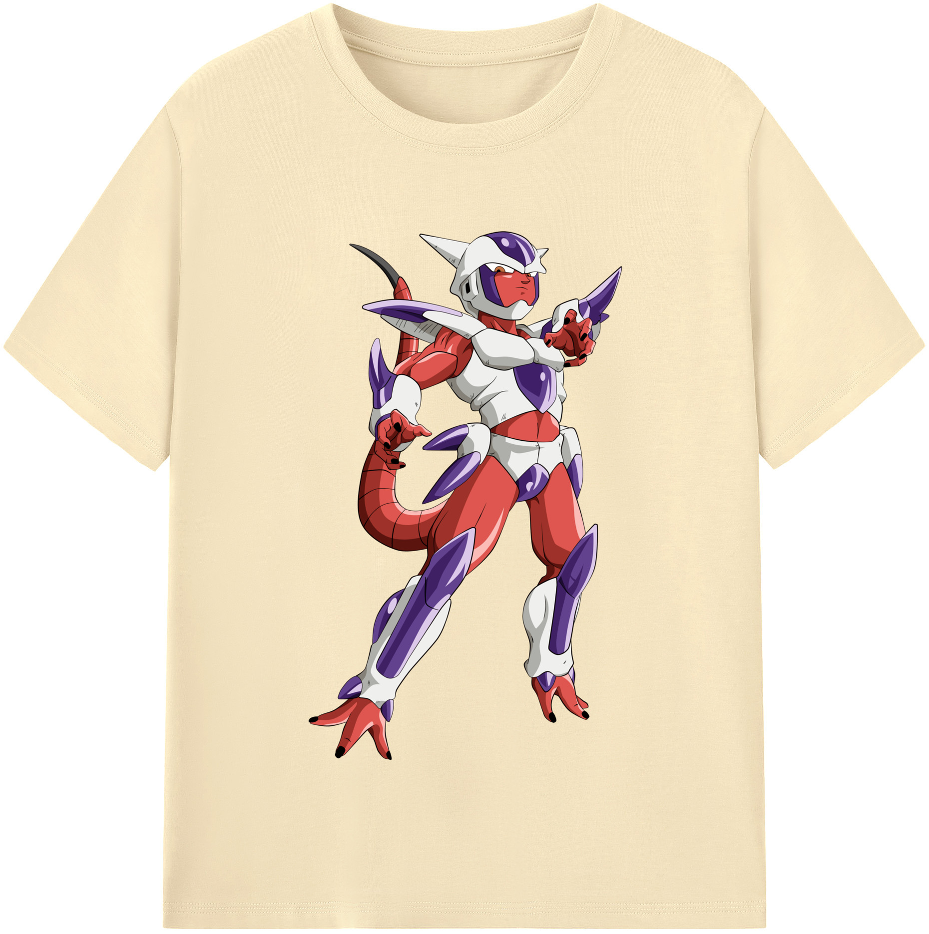 （画像用） ドラゴンボール フリーザ DRAGON BALL Frieza 綿100％半袖Tシャツ（フロントプリント）