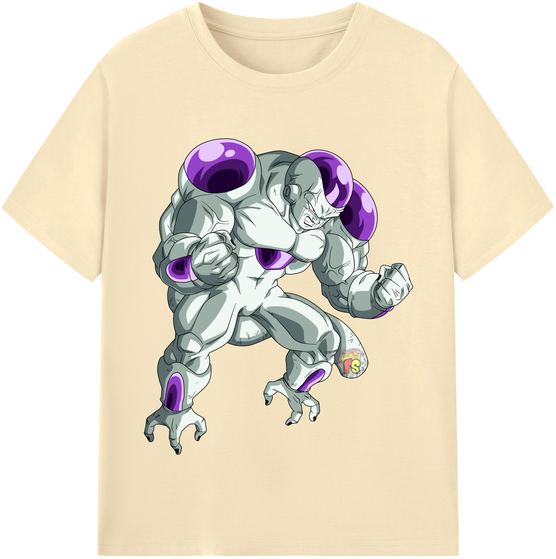 （画像用） ドラゴンボール フリーザ DRAGON BALL Frieza 綿100％半袖Tシャツ（フロントプリント）