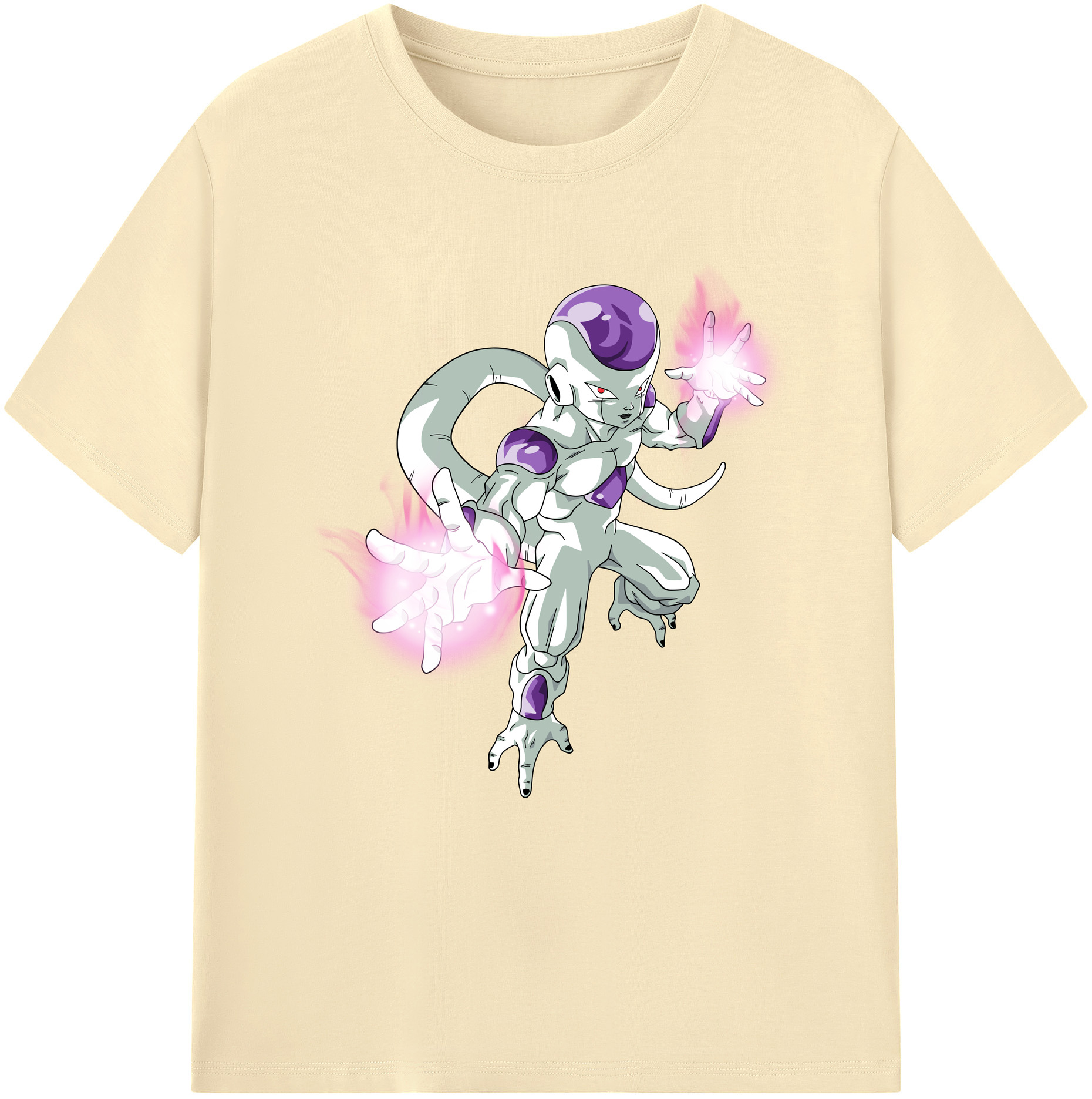 （画像用） ドラゴンボール フリーザ DRAGON BALL Frieza 綿100％半袖Tシャツ（フロントプリント）