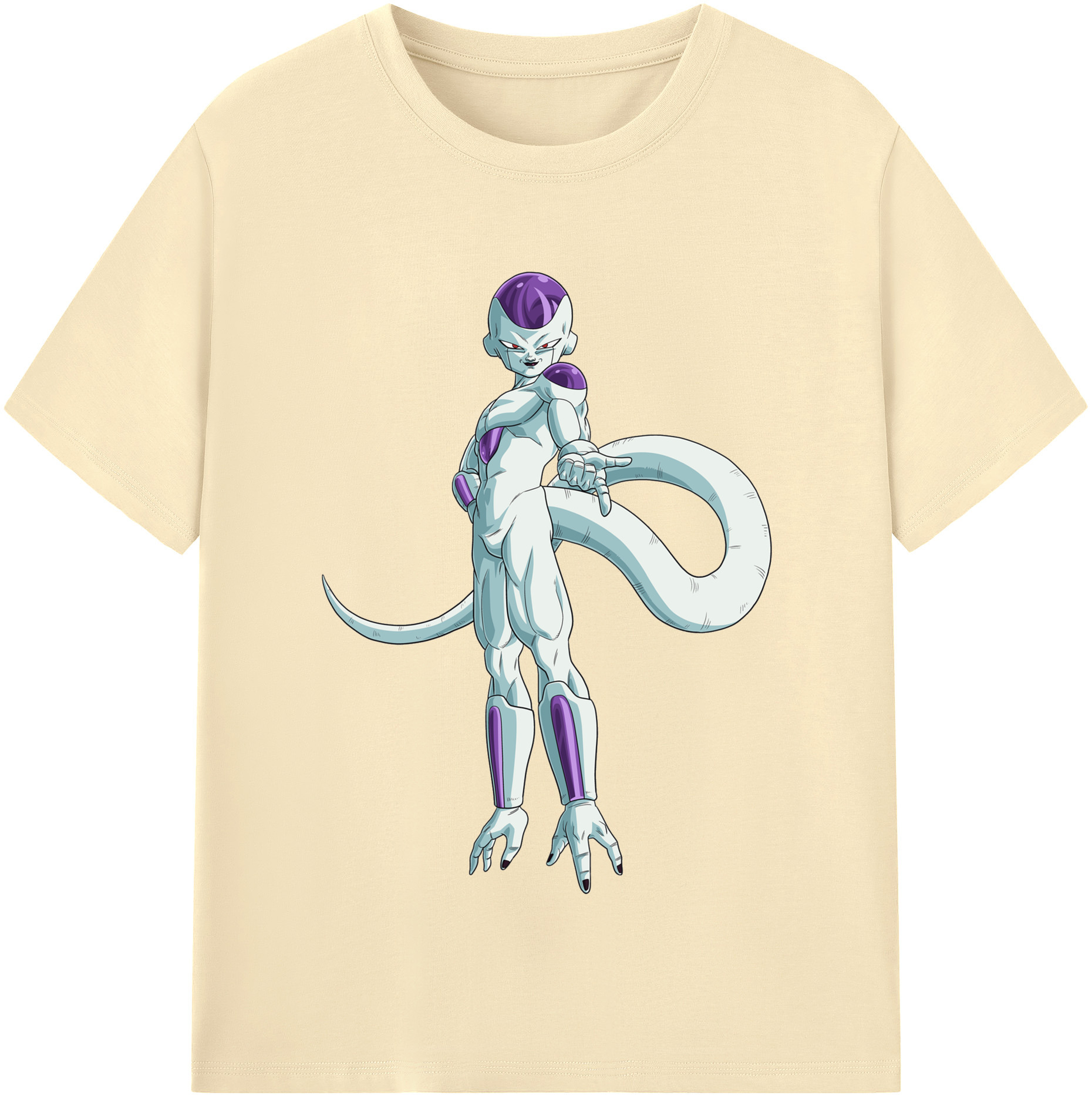 （画像用） ドラゴンボール フリーザ DRAGON BALL Frieza 綿100％半袖Tシャツ（フロントプリント）