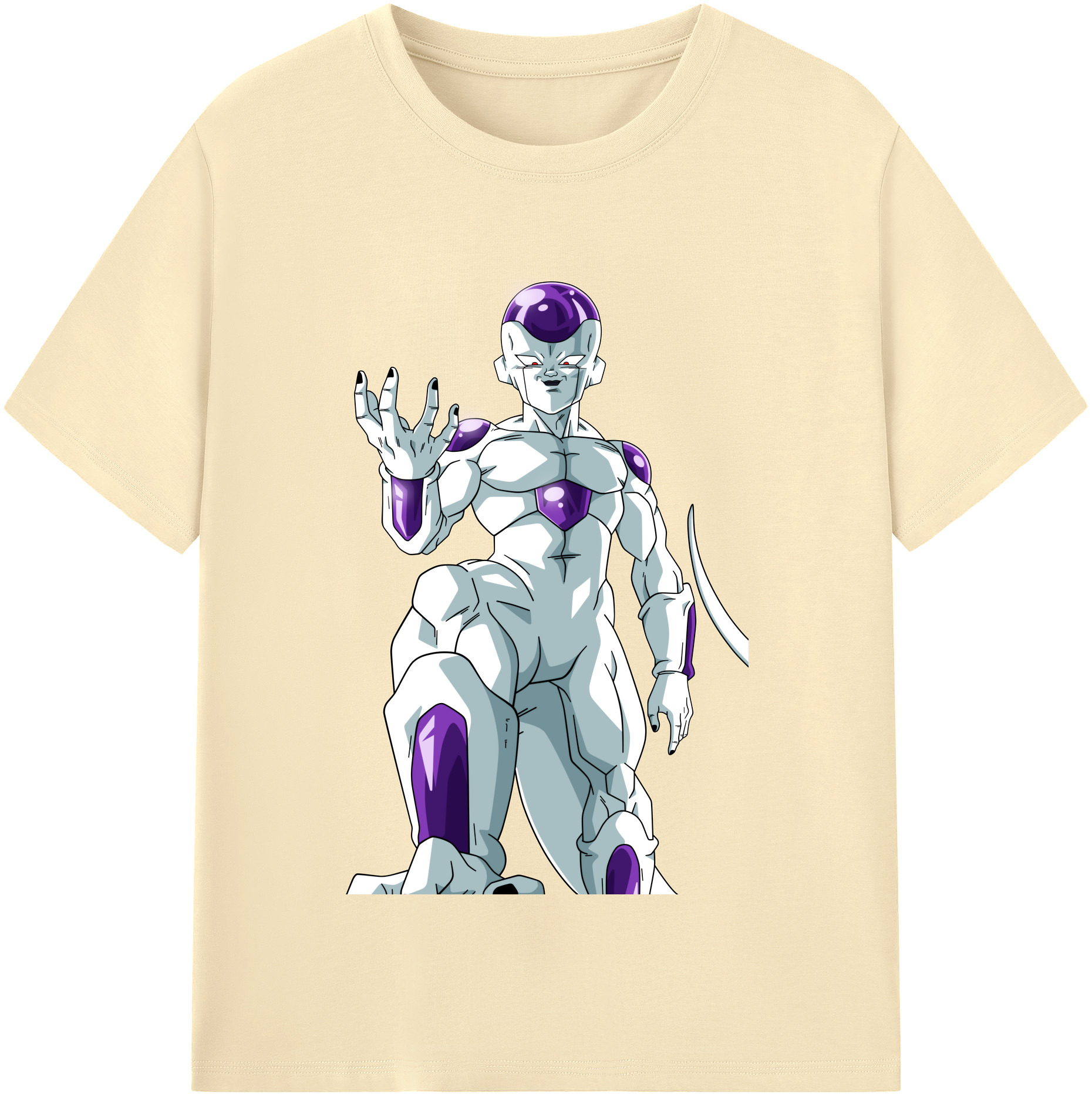 （画像用） ドラゴンボール フリーザ DRAGON BALL Frieza 綿100％半袖Tシャツ（フロントプリント）