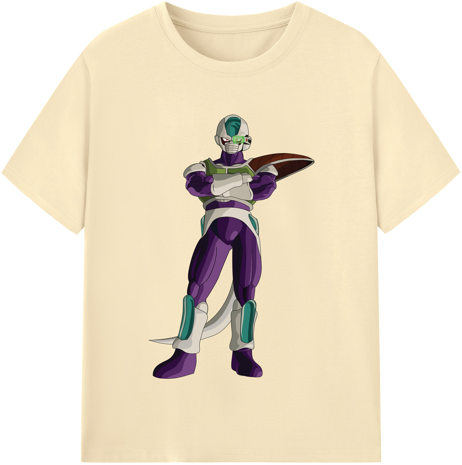 （画像用） ドラゴンボール フリーザ DRAGON BALL Frieza 綿100％半袖Tシャツ（フロントプリント）
