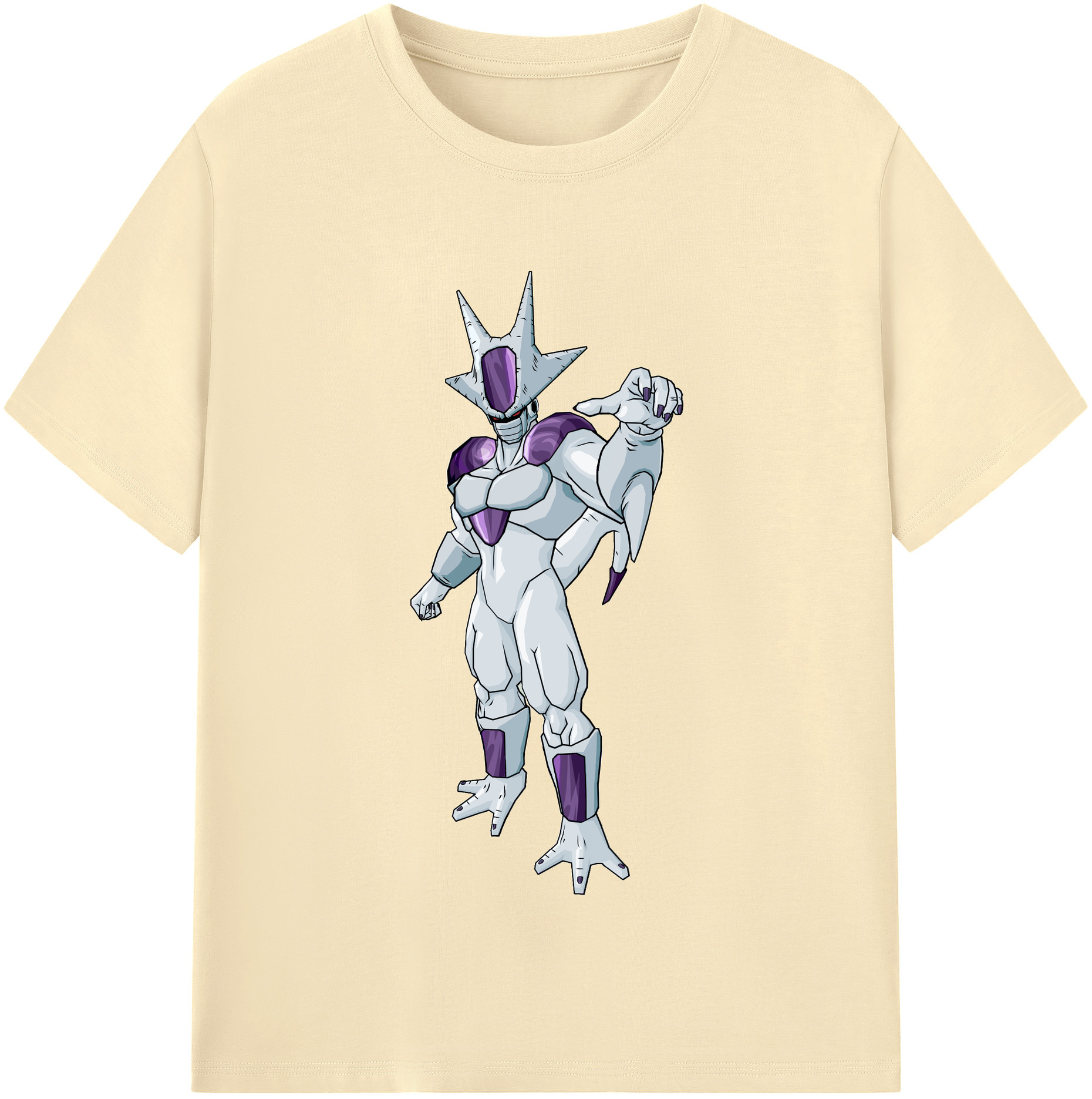 （画像用） ドラゴンボール クウラ DRAGON BALL Cooler Coora 綿100％半袖Tシャツ（フロントプリント）