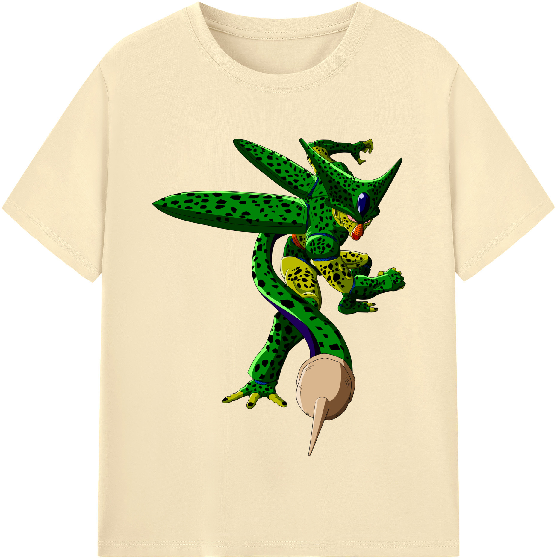 （画像用） ドラゴンボール セル DRAGON BALL Cell 綿100％半袖Tシャツ（フロントプリント）