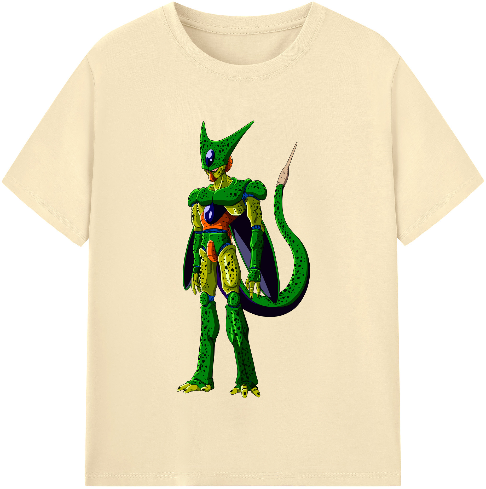 （画像用） ドラゴンボール セル DRAGON BALL Cell 綿100％半袖Tシャツ（フロントプリント）