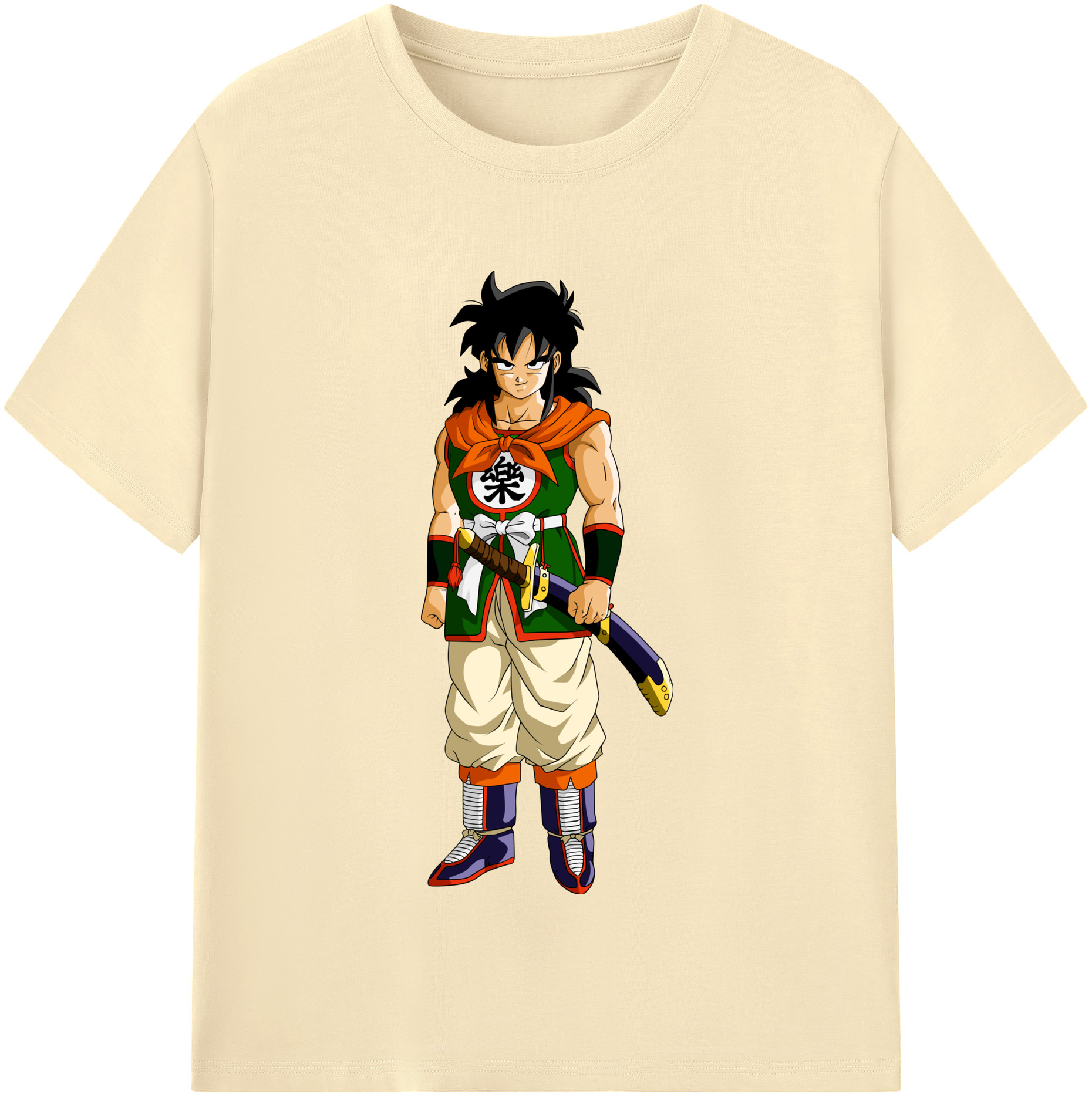（画像用） ドラゴンボール ヤムチャ DRAGON BALL Yamcha 綿100％半袖Tシャツ（フロントプリント）