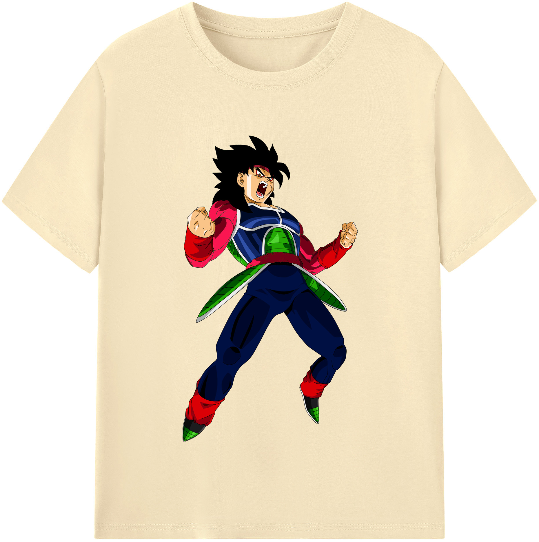 （画像用） ドラゴンボール バーダック DRAGON BALL Burdock 綿100％半袖Tシャツ（フロントプリント）