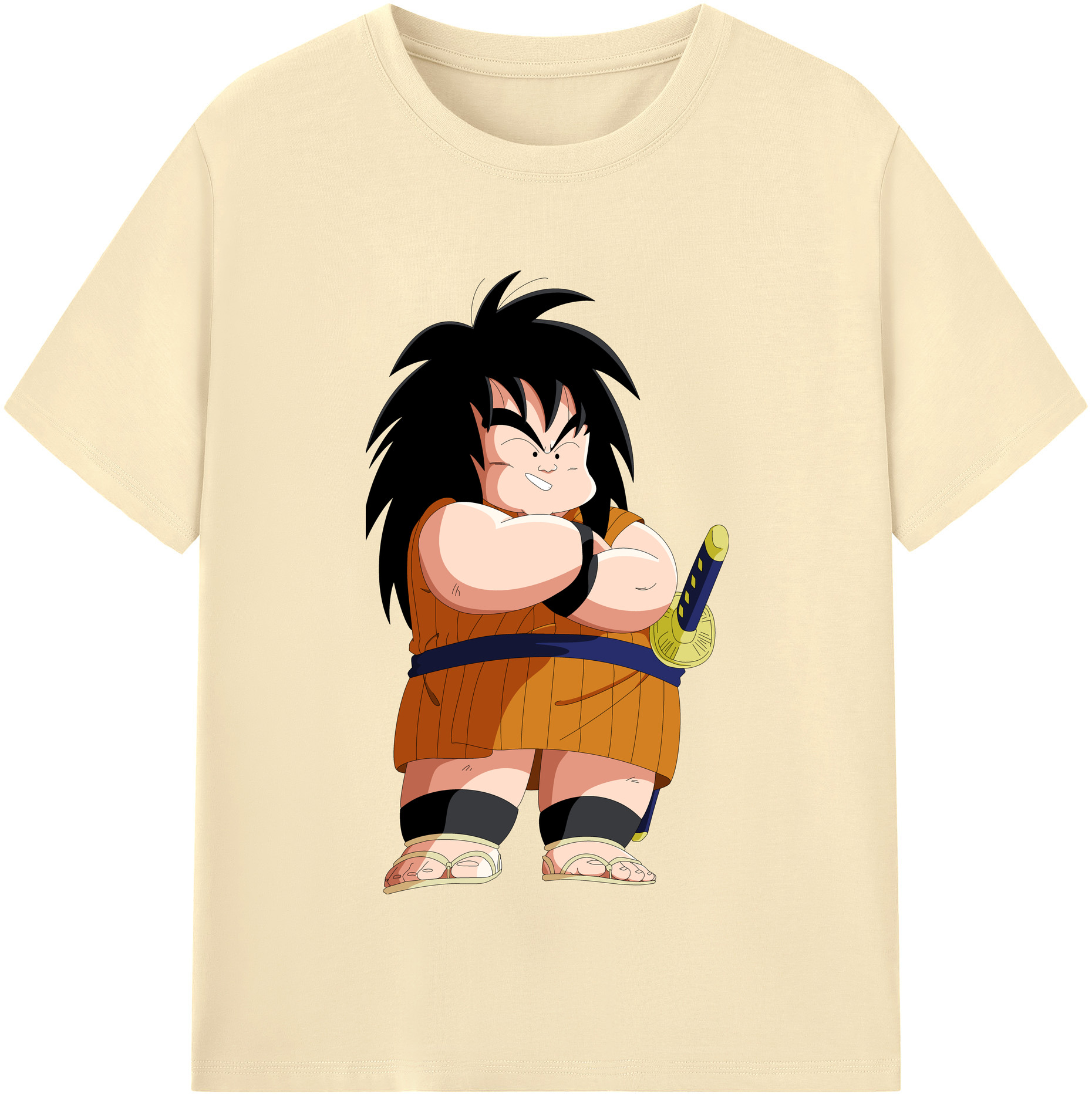 （画像用） ドラゴンボール やじろべえ DRAGON BALL Yajirobe 綿100％半袖Tシャツ（フロントプリント）