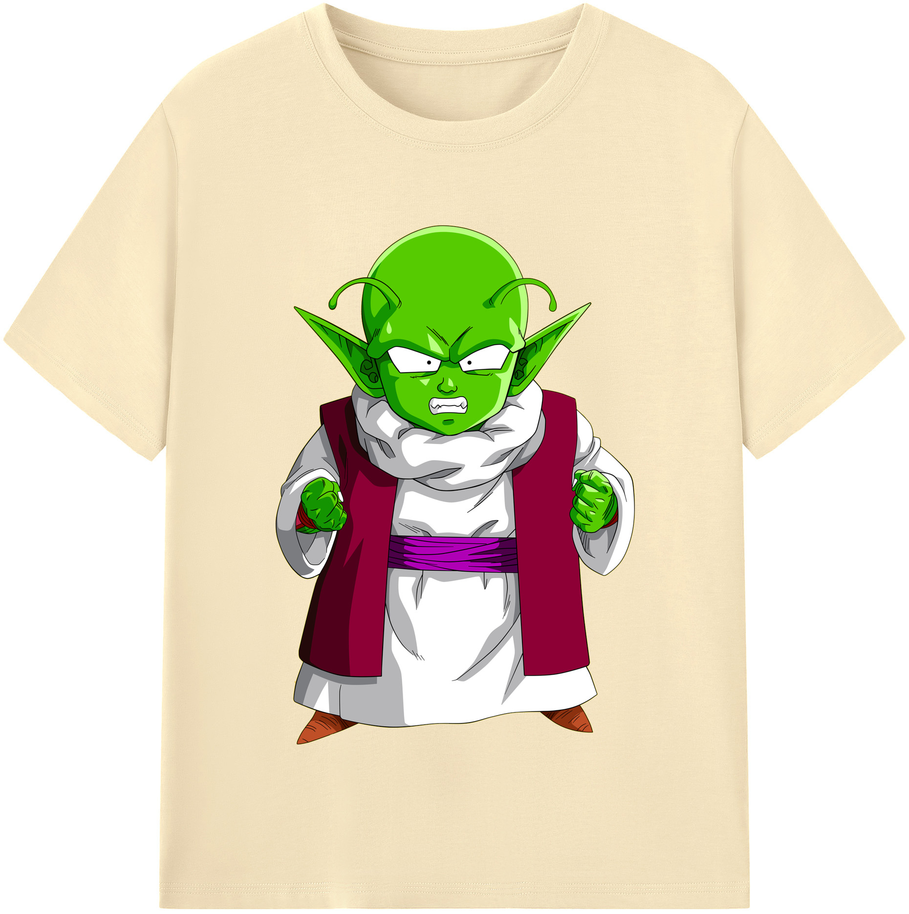 （画像用） ドラゴンボール ピッコロ DRAGON BALL Piccolo 綿100％半袖Tシャツ（フロントプリント）