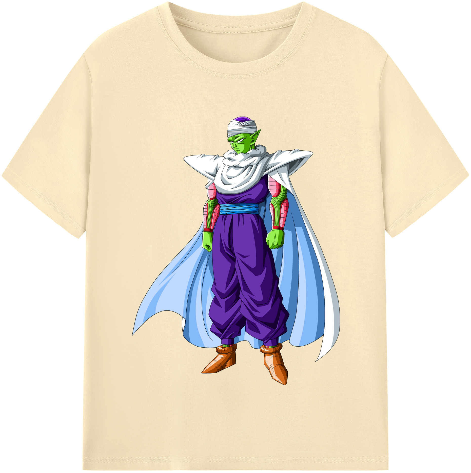 （画像用） ドラゴンボール ピッコロ DRAGON BALL Piccolo 綿100％半袖Tシャツ（フロントプリント）