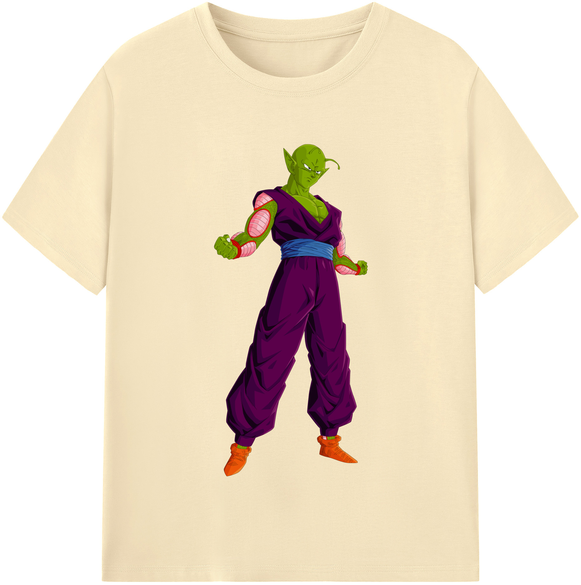 （画像用） ドラゴンボール ピッコロ DRAGON BALL Piccolo 綿100％半袖Tシャツ（フロントプリント）