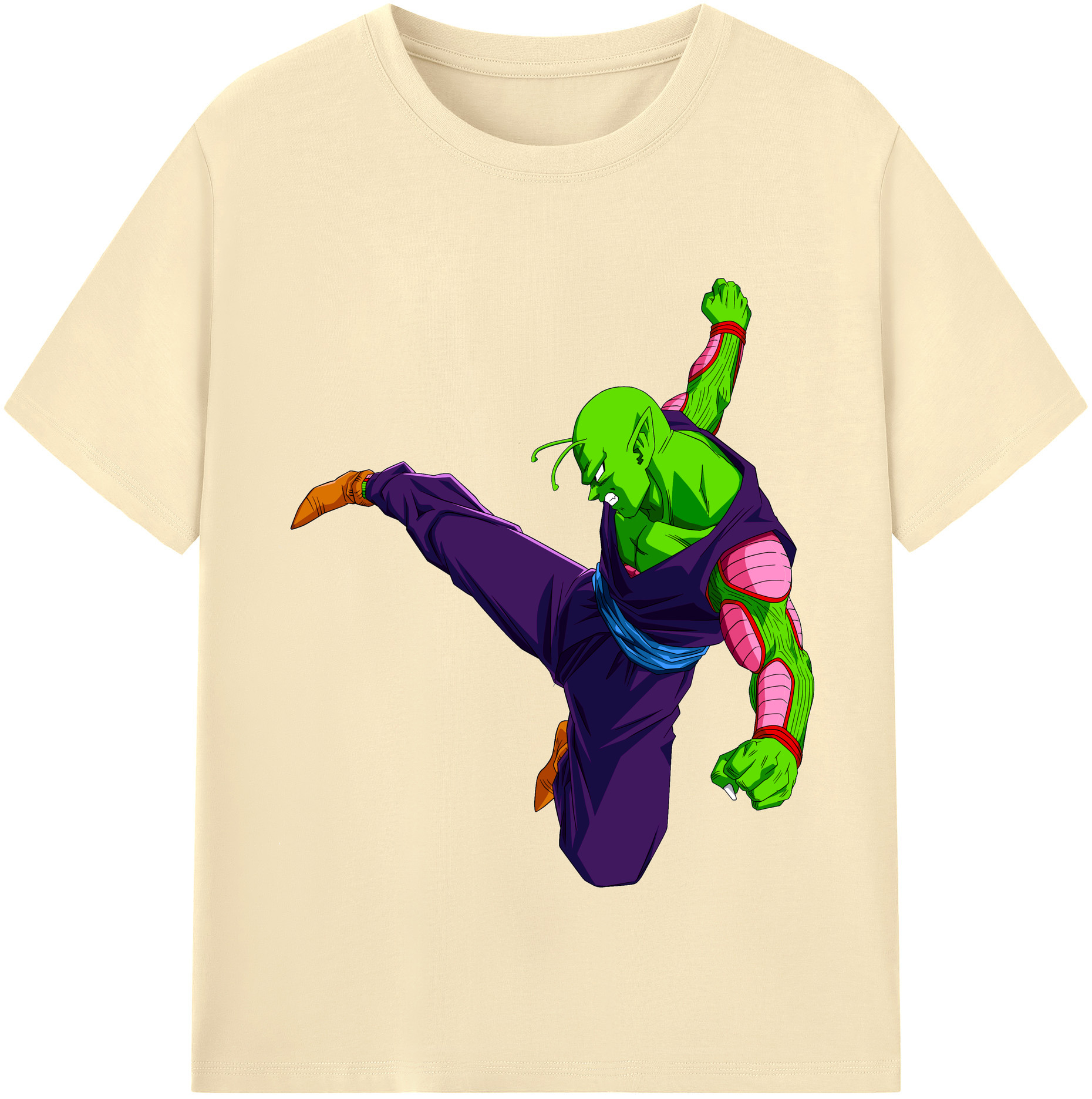 （画像用） ドラゴンボール ピッコロ DRAGON BALL Piccolo 綿100％半袖Tシャツ（フロントプリント）