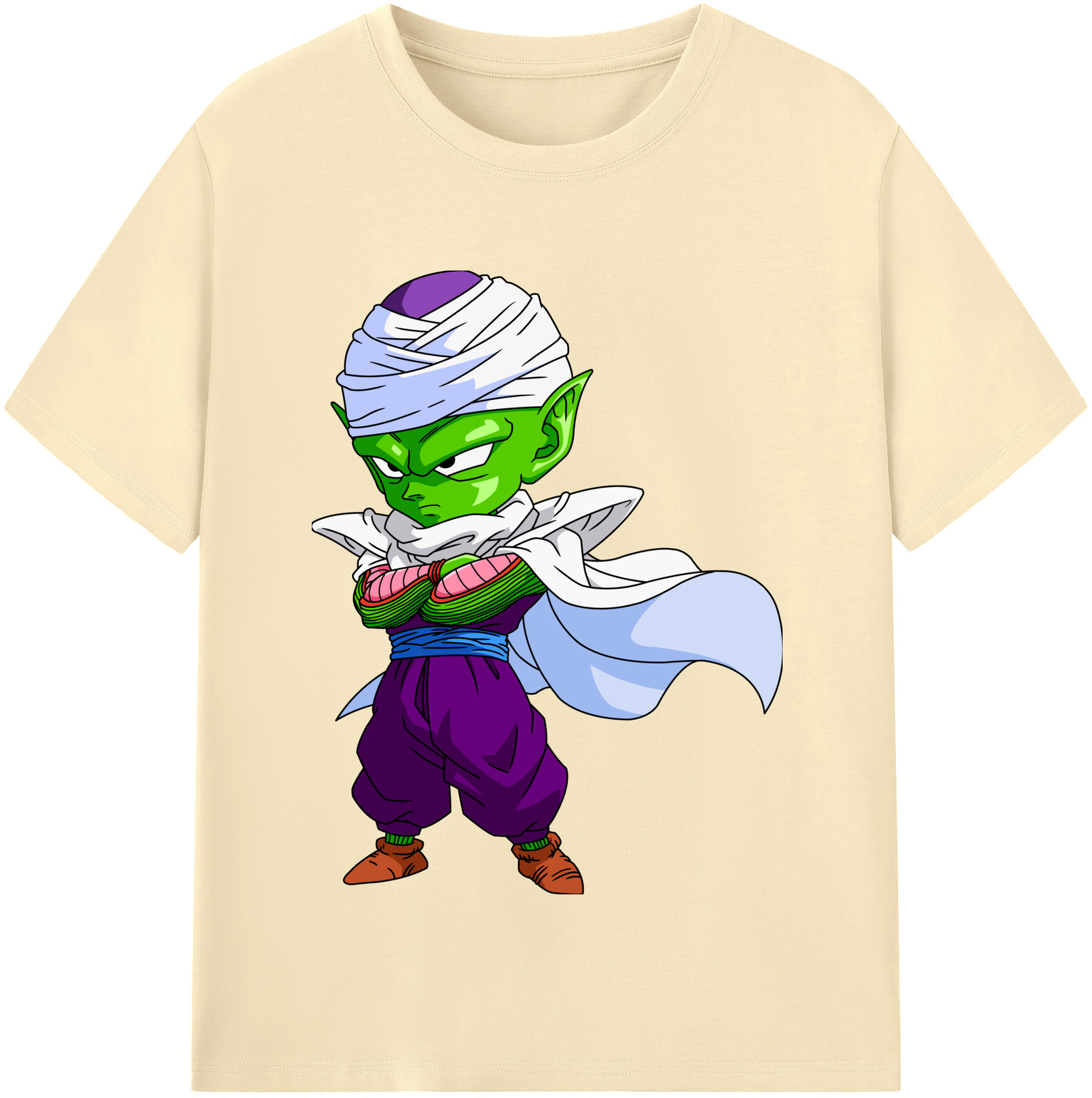 （画像用） ドラゴンボール ピッコロ DRAGON BALL Piccolo 綿100％半袖Tシャツ（フロントプリント）