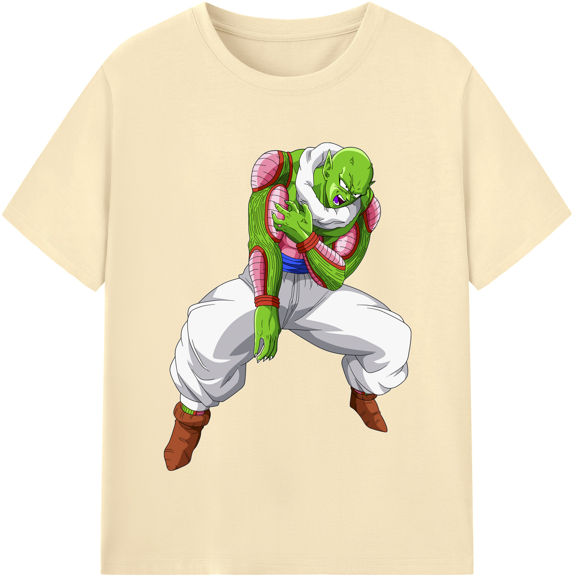 （画像用） ドラゴンボール ピッコロ DRAGON BALL Piccolo 綿100％半袖Tシャツ（フロントプリント）