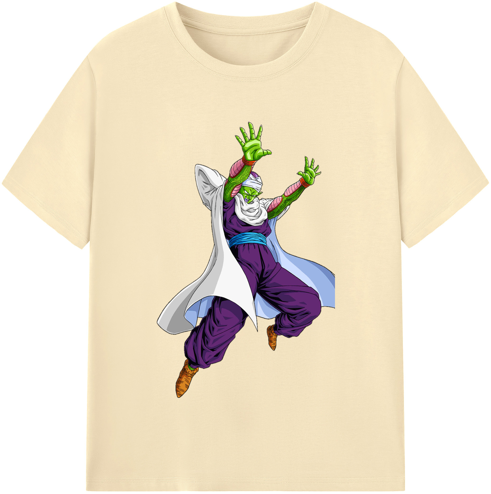 （画像用） ドラゴンボール ピッコロ DRAGON BALL Piccolo 綿100％半袖Tシャツ（フロントプリント）