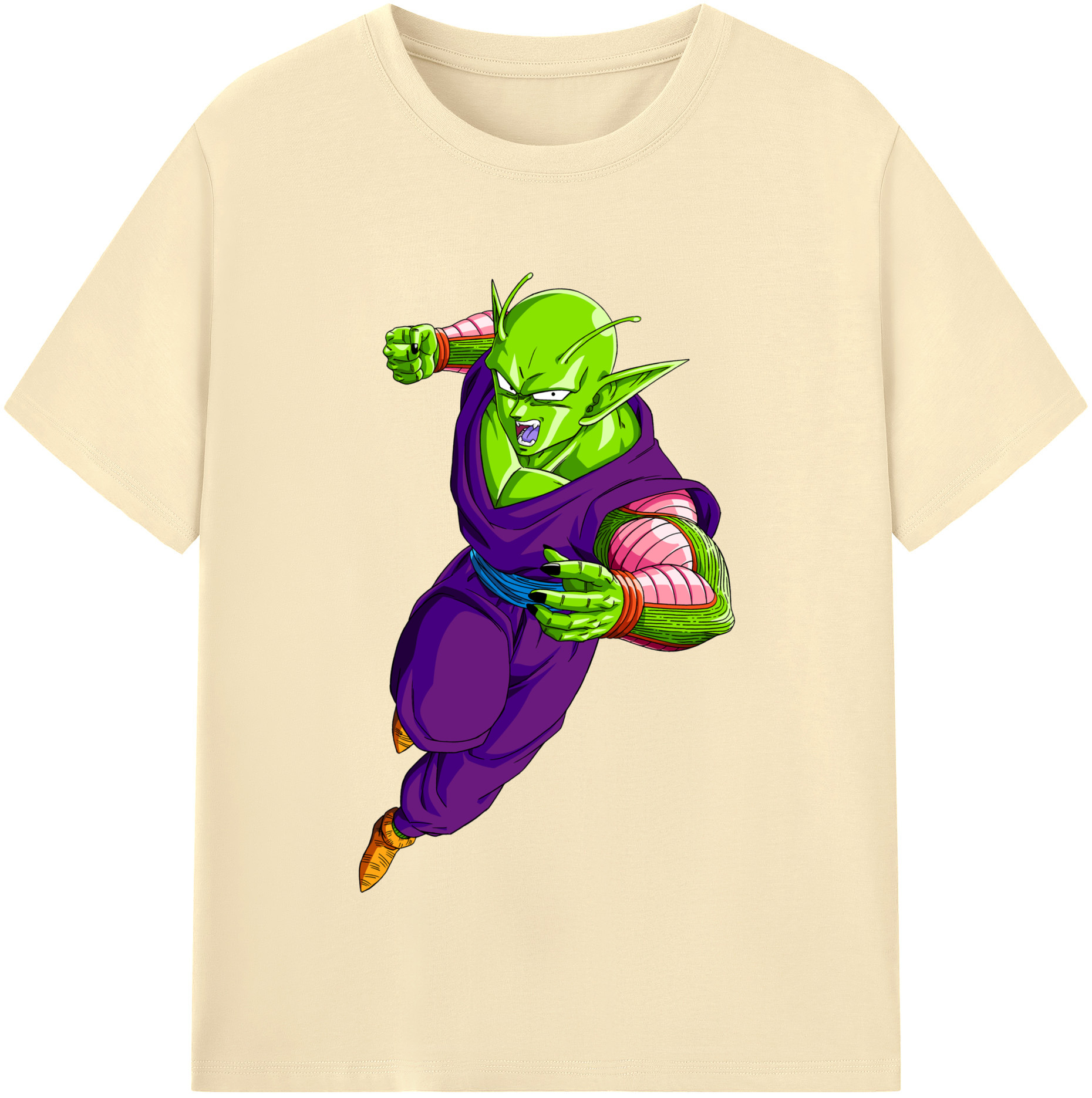 （画像用） ドラゴンボール ピッコロ DRAGON BALL Piccolo 綿100％半袖Tシャツ（フロントプリント）
